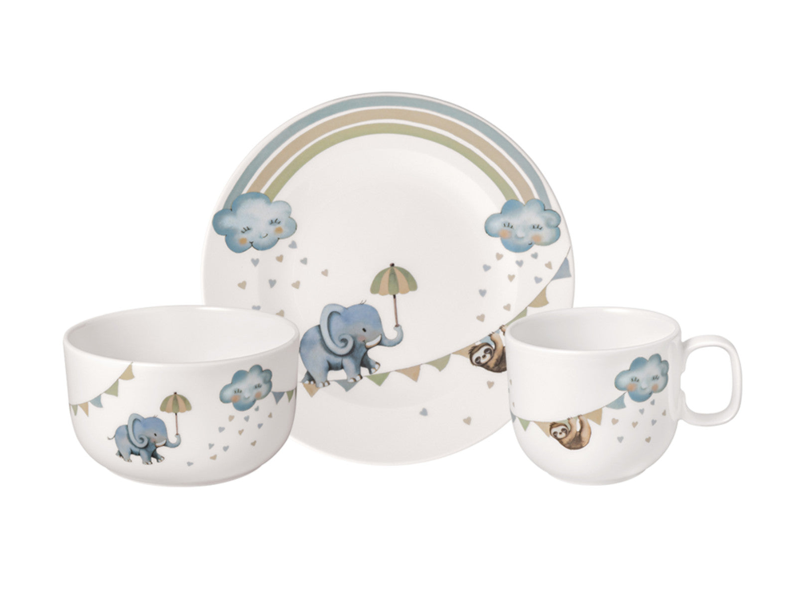 Villeroy & Boch Walk like an Elephant Kindergeschirrset 3tlg Freisteller 2