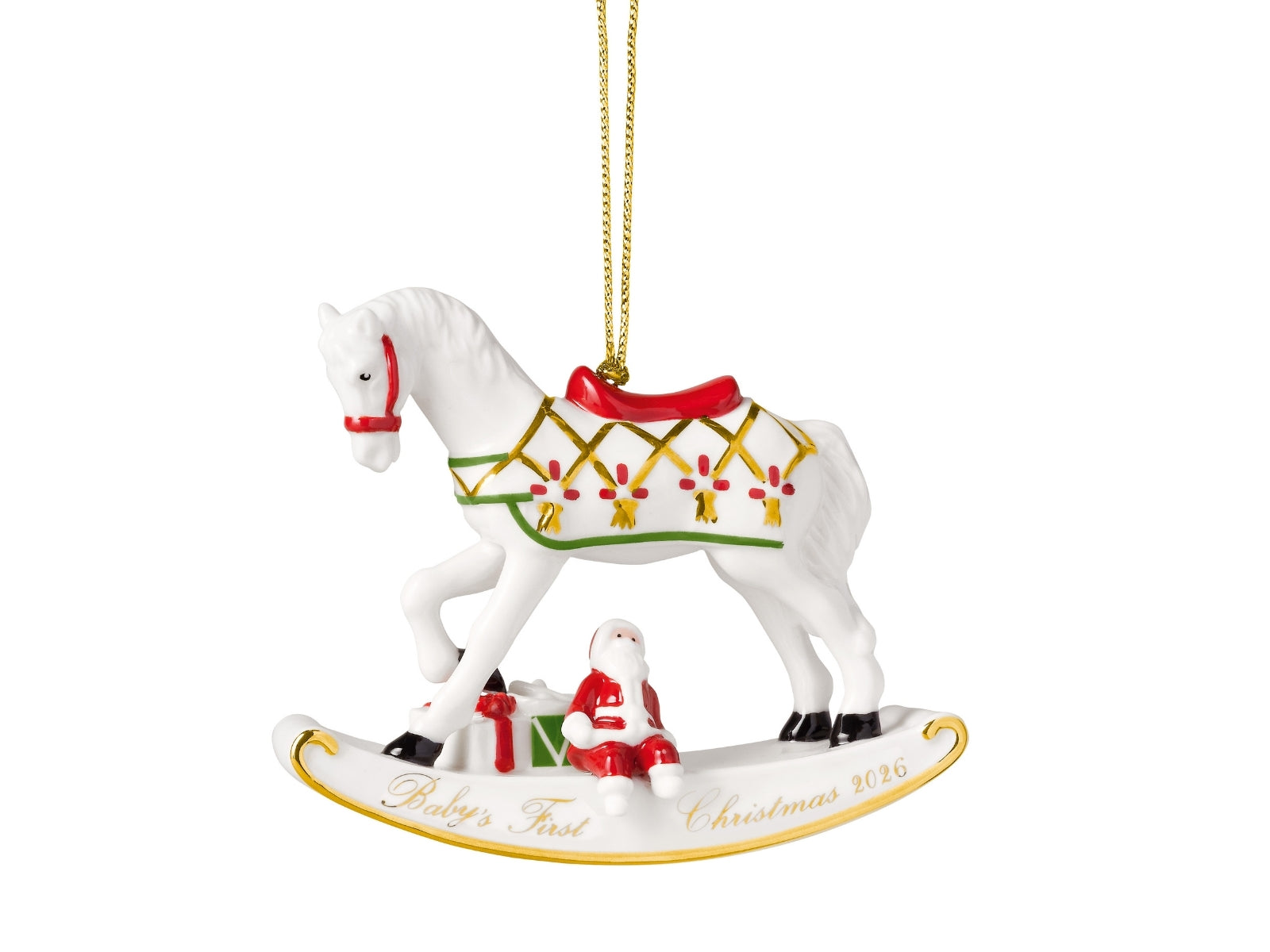 Villeroy & Boch Christmas Classics Ornament Schaukelpferd 2026 - Produktbild 1