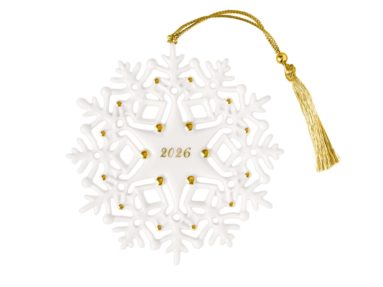 Villeroy & Boch Christmas Classics Ornament Schneeflocke 2026 - Produktbild 1