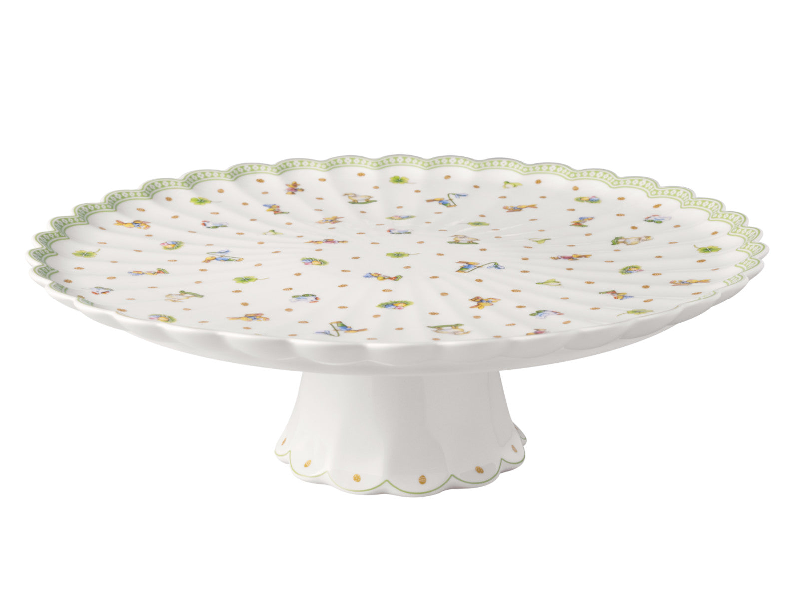Villeroy & Boch Easter Delight Kuchenplatte auf Fuss 32cm Freisteller 1