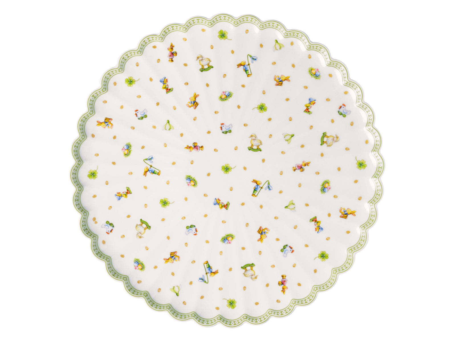 Villeroy & Boch Easter Delight Kuchenplatte auf Fuss 32cm Freisteller 2