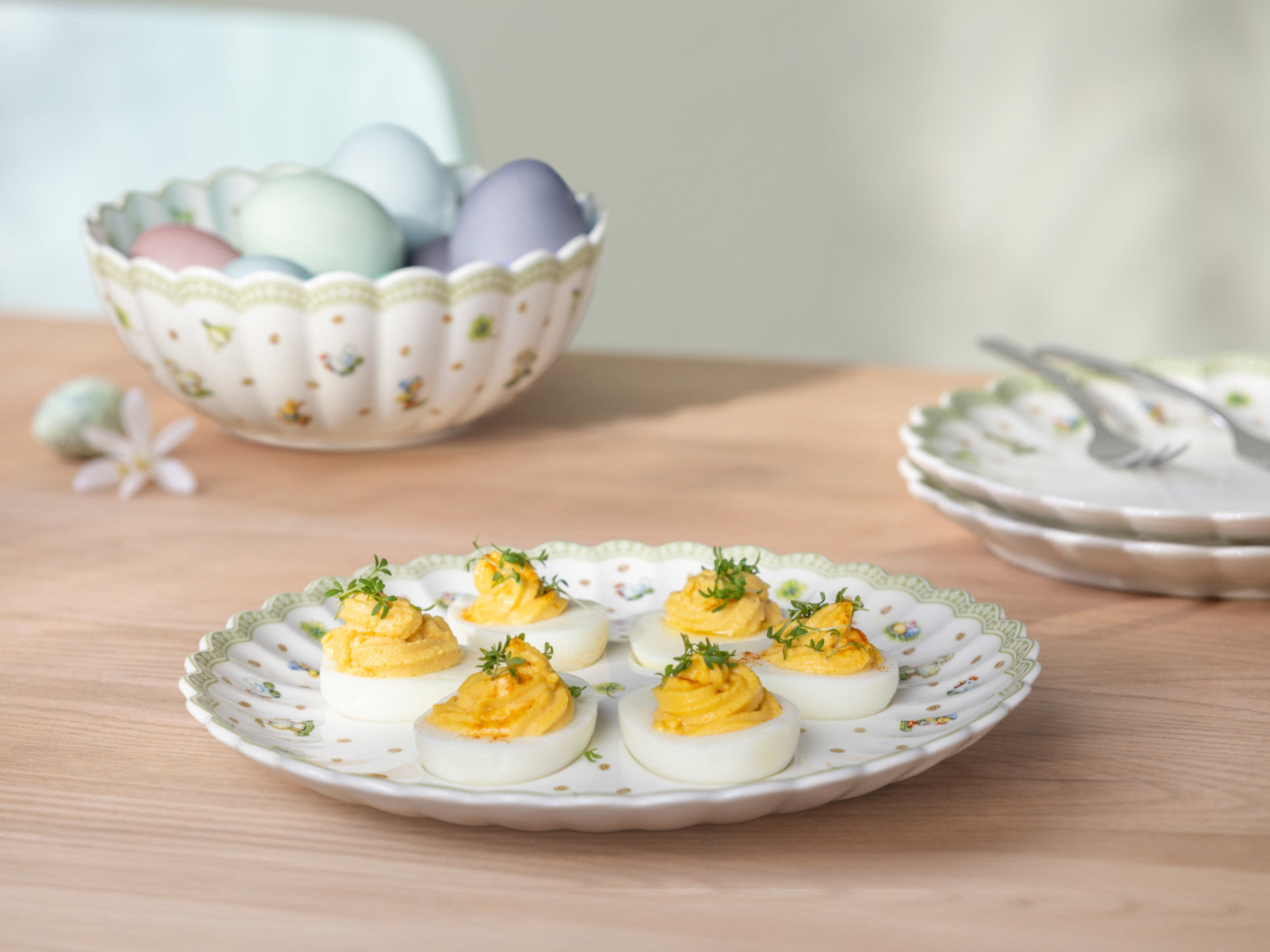 Villeroy & Boch Easter Delight Eierteller 24cm Lifestyle 1