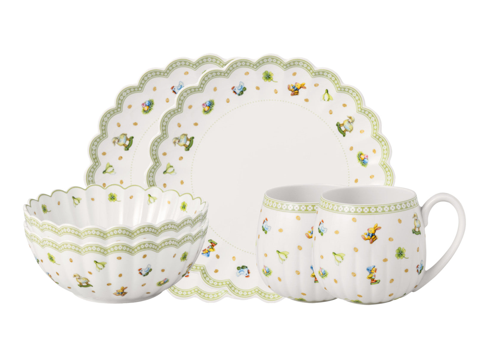 Villeroy & Boch Easter Delight Frühstück für 2 Set 6tlg Freisteller 1