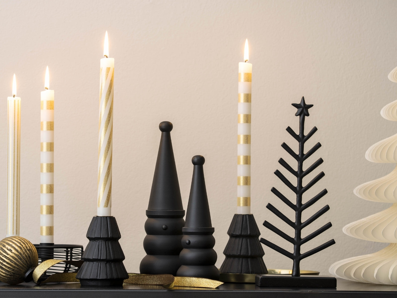 Villeroy & Boch Christmas Chic Kerzenständer Baum schwarz 10,5cm - Produktbild 4