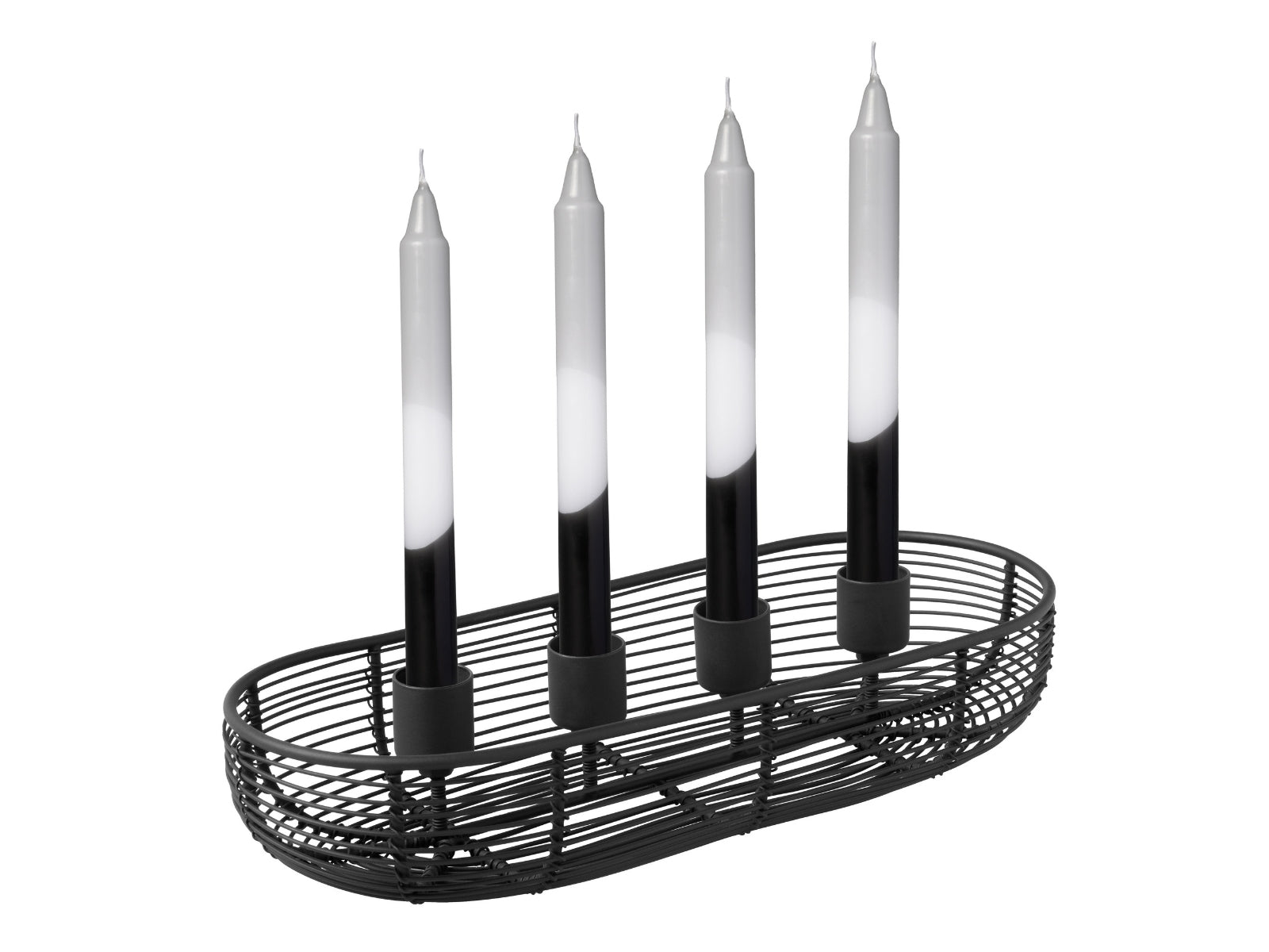 Villeroy & Boch Christmas Chic Adventskranz oval schwarz - Produktbild 1