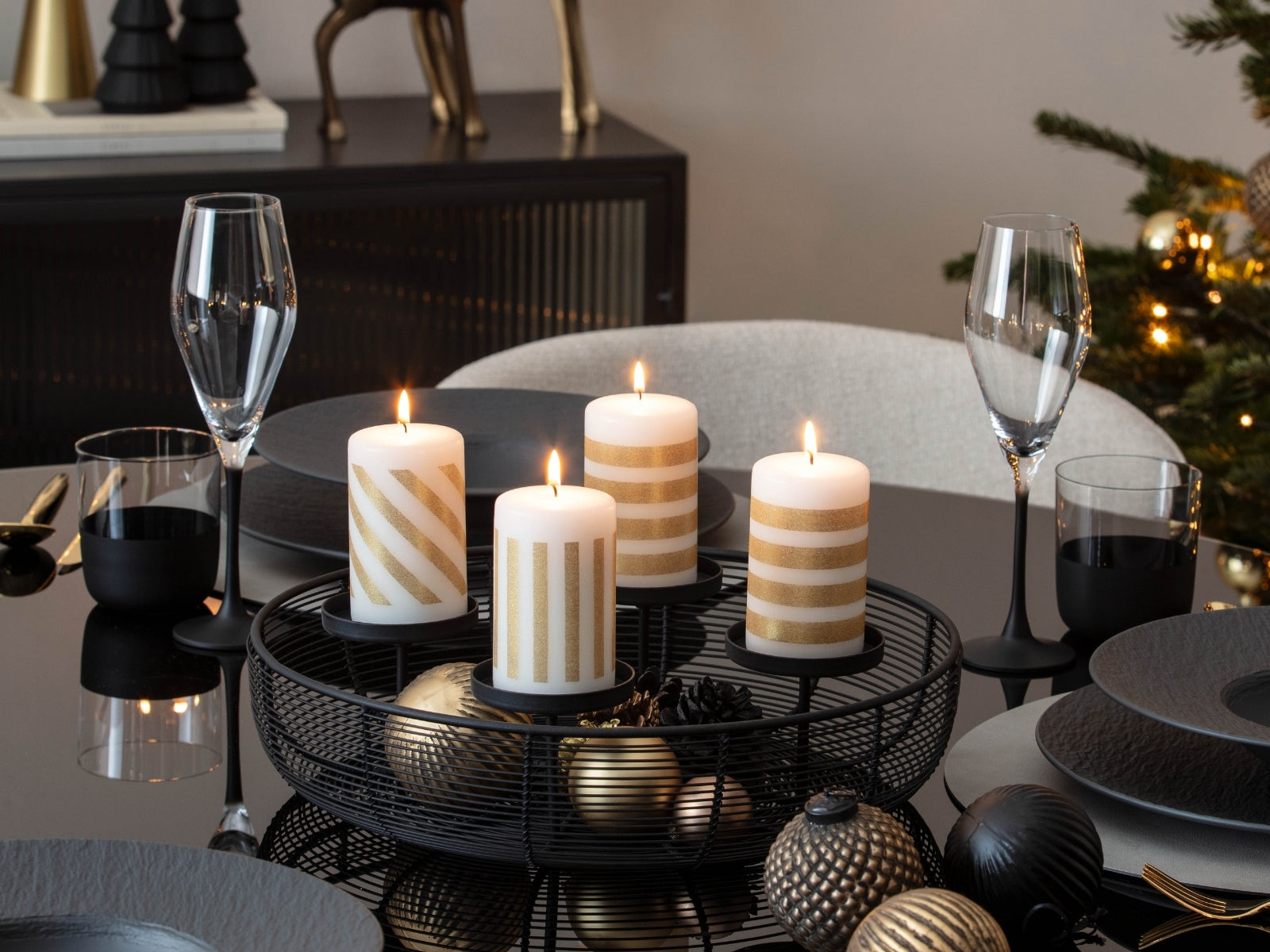 Villeroy & Boch Christmas Chic Weihnachtskugeln Set 3tlg - Produktbild 5