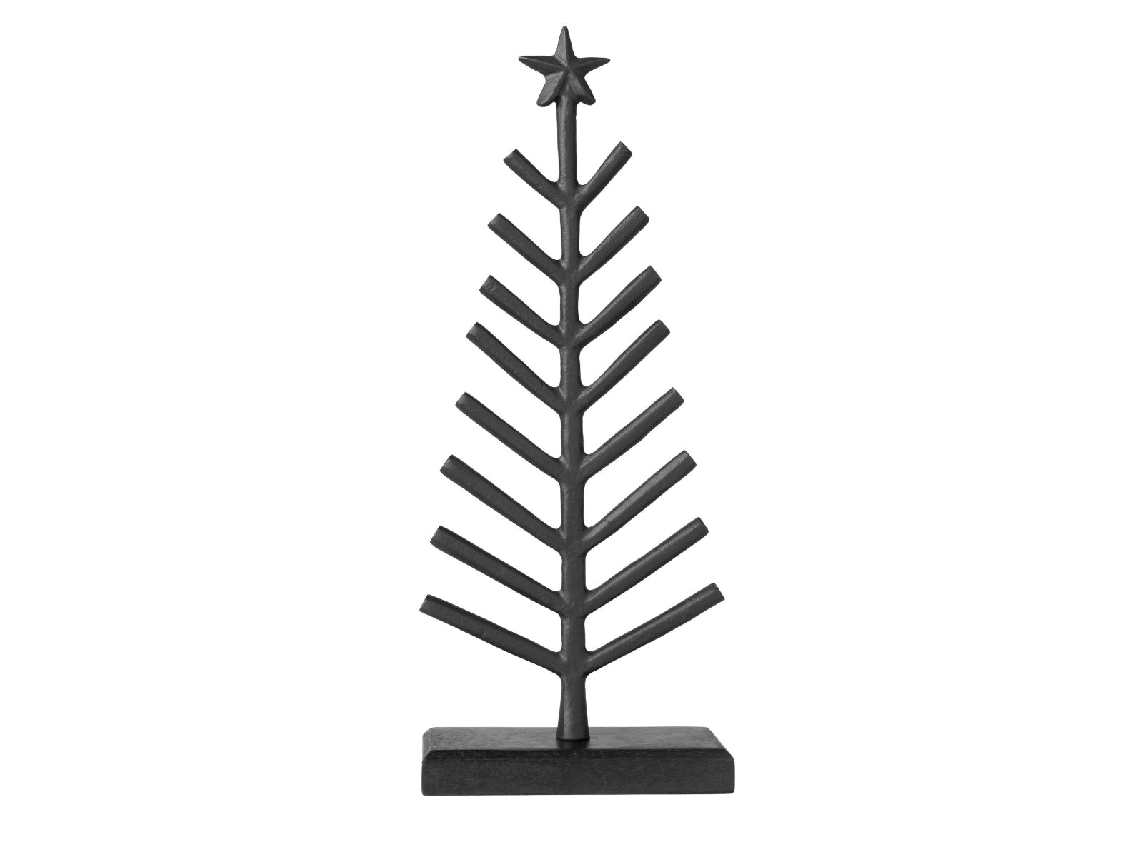 Villeroy & Boch Christmas Chic Dekoaufsteller Baum schwarz 30cm - Produktbild 1