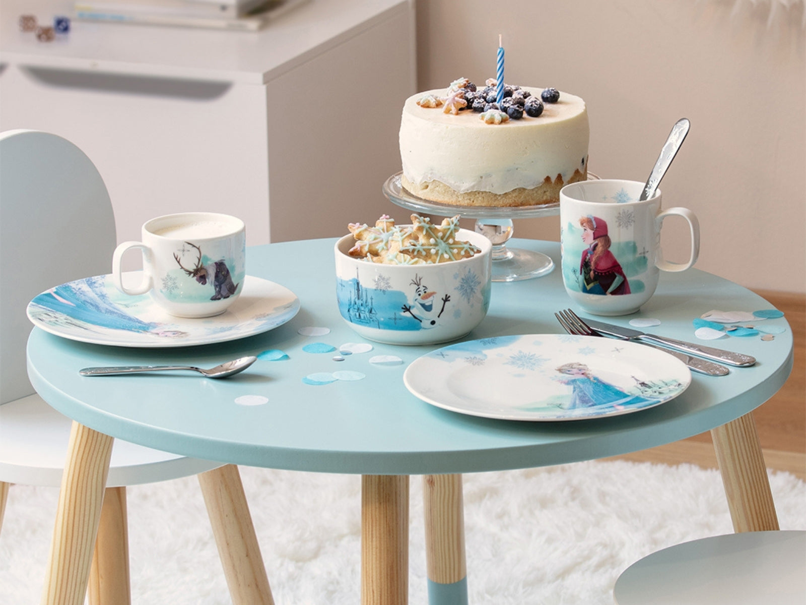 Villeroy & Boch Disney Frozen Kinderbecher mit Henkel klein weiß 0,17l - Produktbild 3
