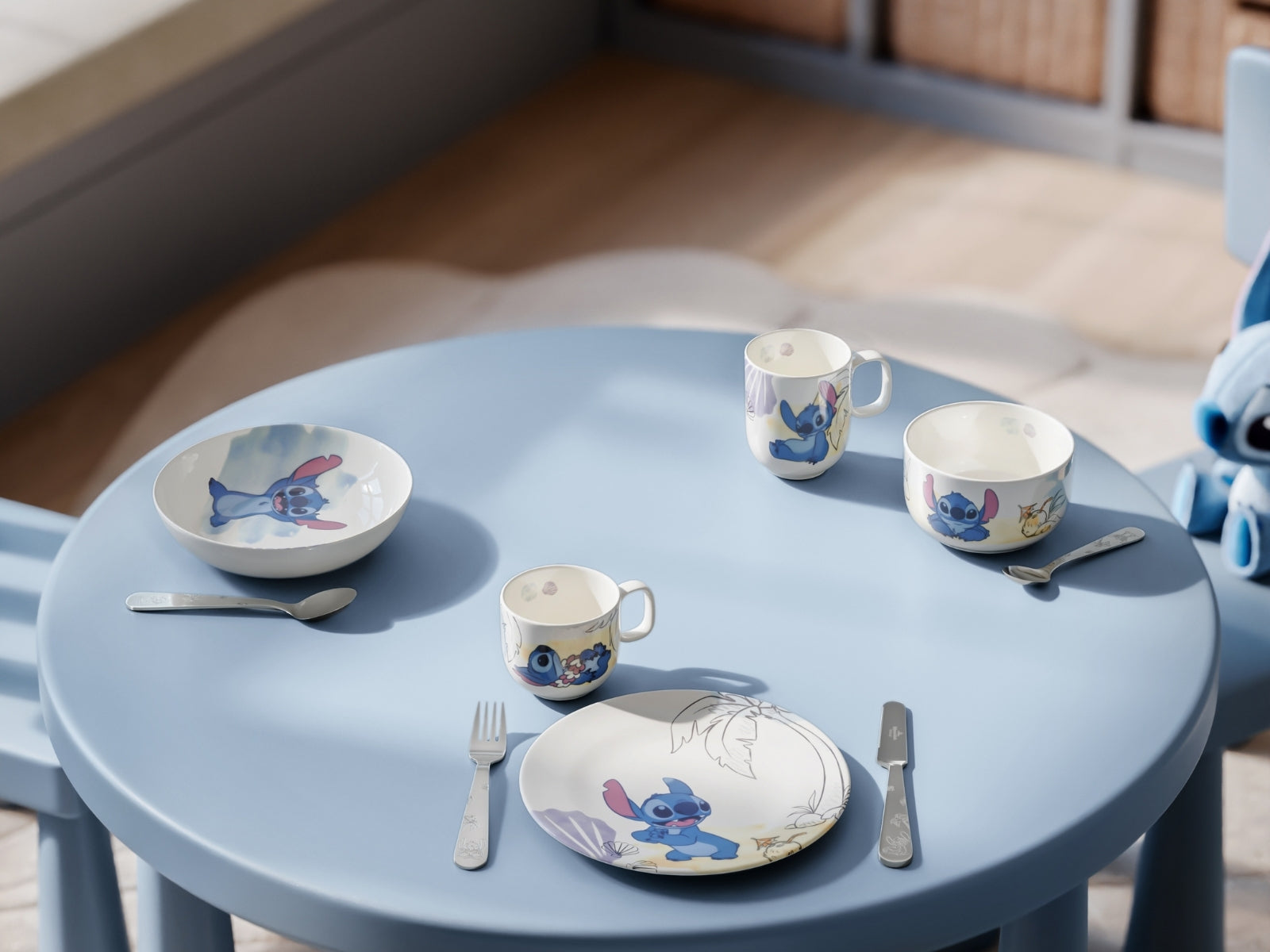 Villeroy & Boch Disney Stitch Kinderbecher mit Henkel klein weiß 0,17l - Produktbild 6