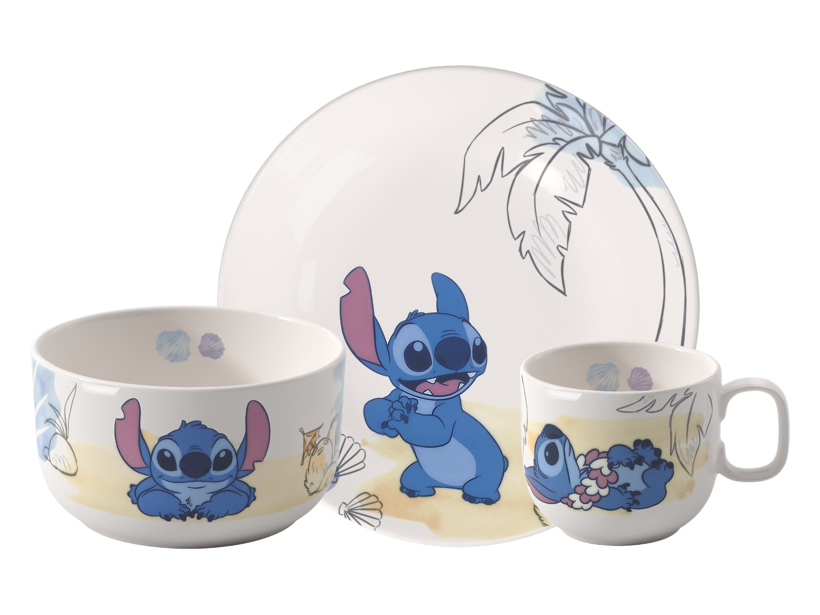 Villeroy & Boch Disney Stitch Kindergeschirr Set 3tlg - Produktbild 1