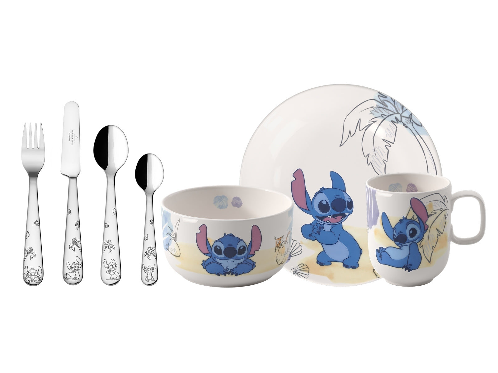 Villeroy & Boch Disney Stitch Kindergeschirr Set 7tlg - Produktbild 1