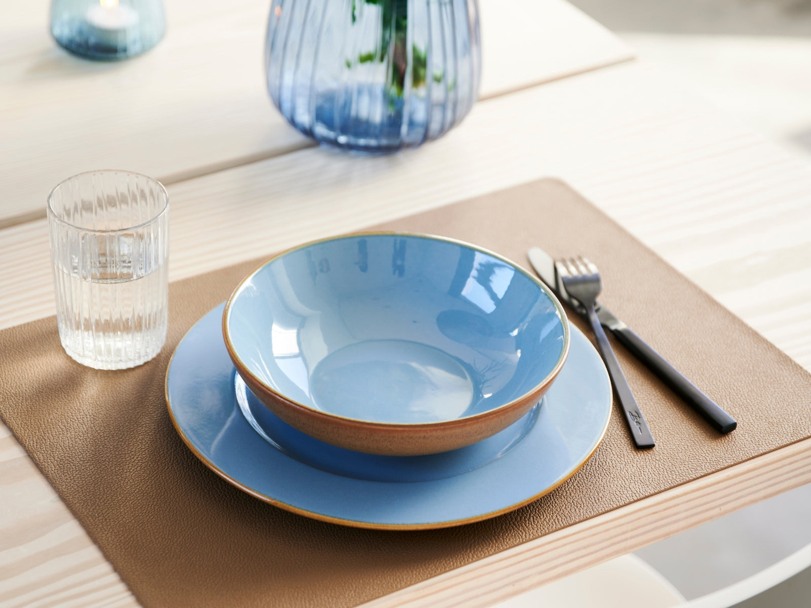Bitz Tischset schwarz/braun 46x33cm 4er Set - Produktbild 4