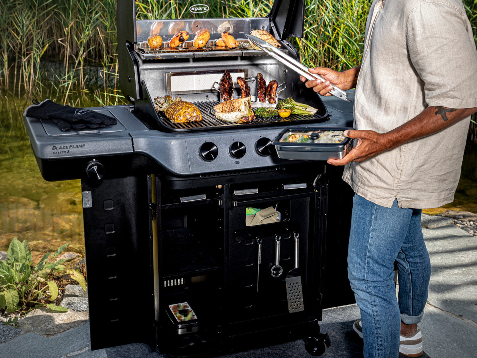 Rösle FLEXX 2GO Dose eckig 26x16,2x5,8cm 1,5l Lifestyle 1