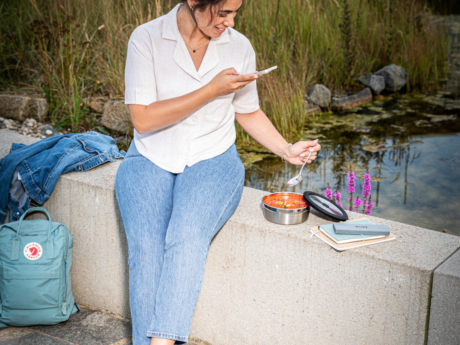 Rösle FLEXX 2GO Dose rund 16,8x16,5cm 1,4l Lifestyle 4