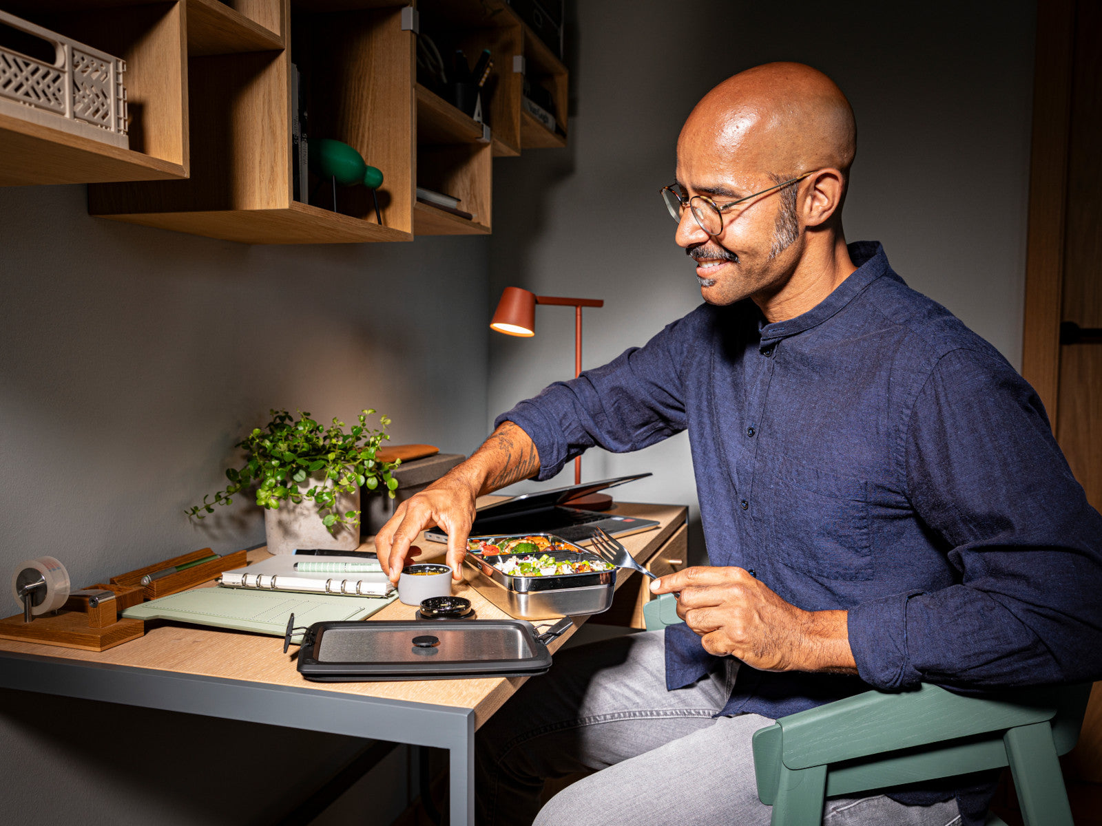 Rösle FLEXX 2GO Vakuumdeckel eckig mit Clips 23,2x14,5cm 1l Lifestyle 2