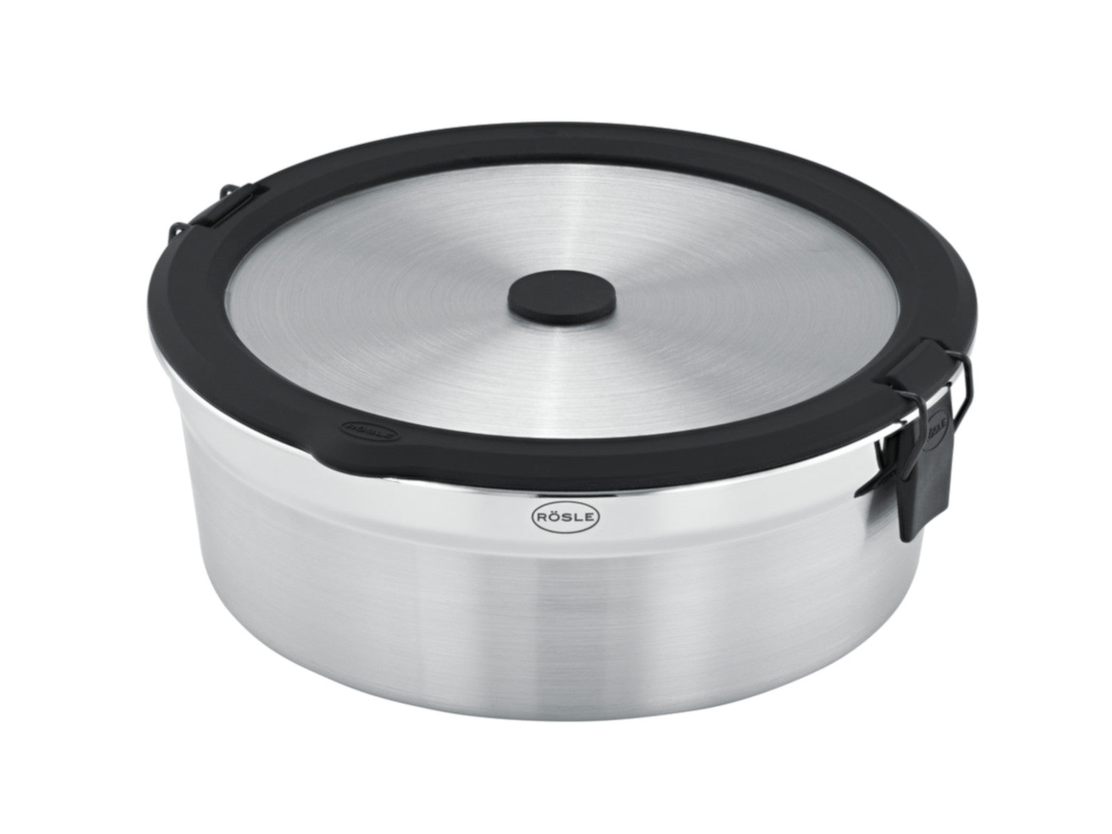 Rösle FLEXX 2GO Edelstahldeckel rund mit Clips 30x16,7cm 1,4l Freisteller 2