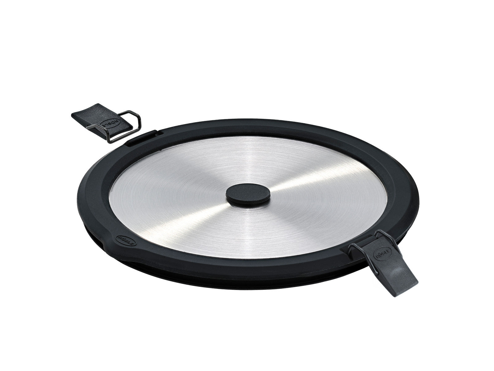 Rösle FLEXX 2GO Edelstahldeckel rund mit Clips 30x16,7cm 1,4l Freisteller 1