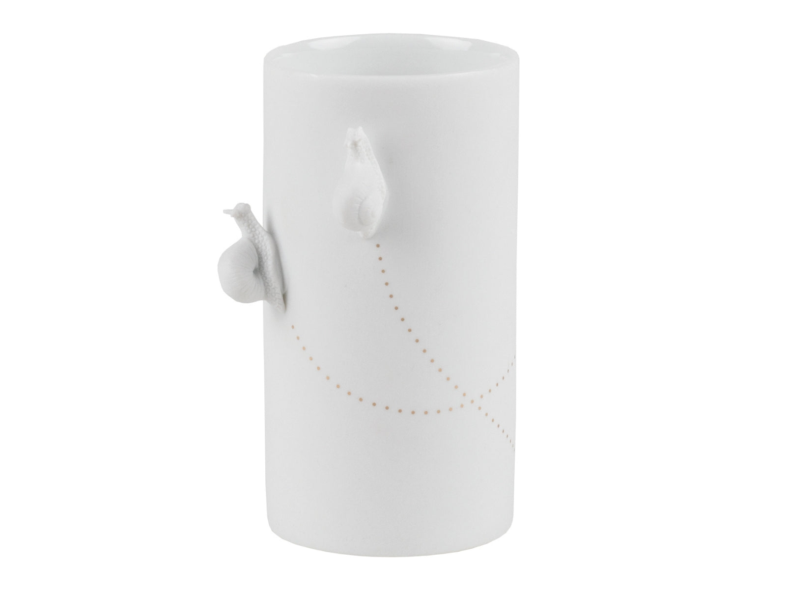räder Porzellangeschichten Vase Schnecke weiß 10,5cm