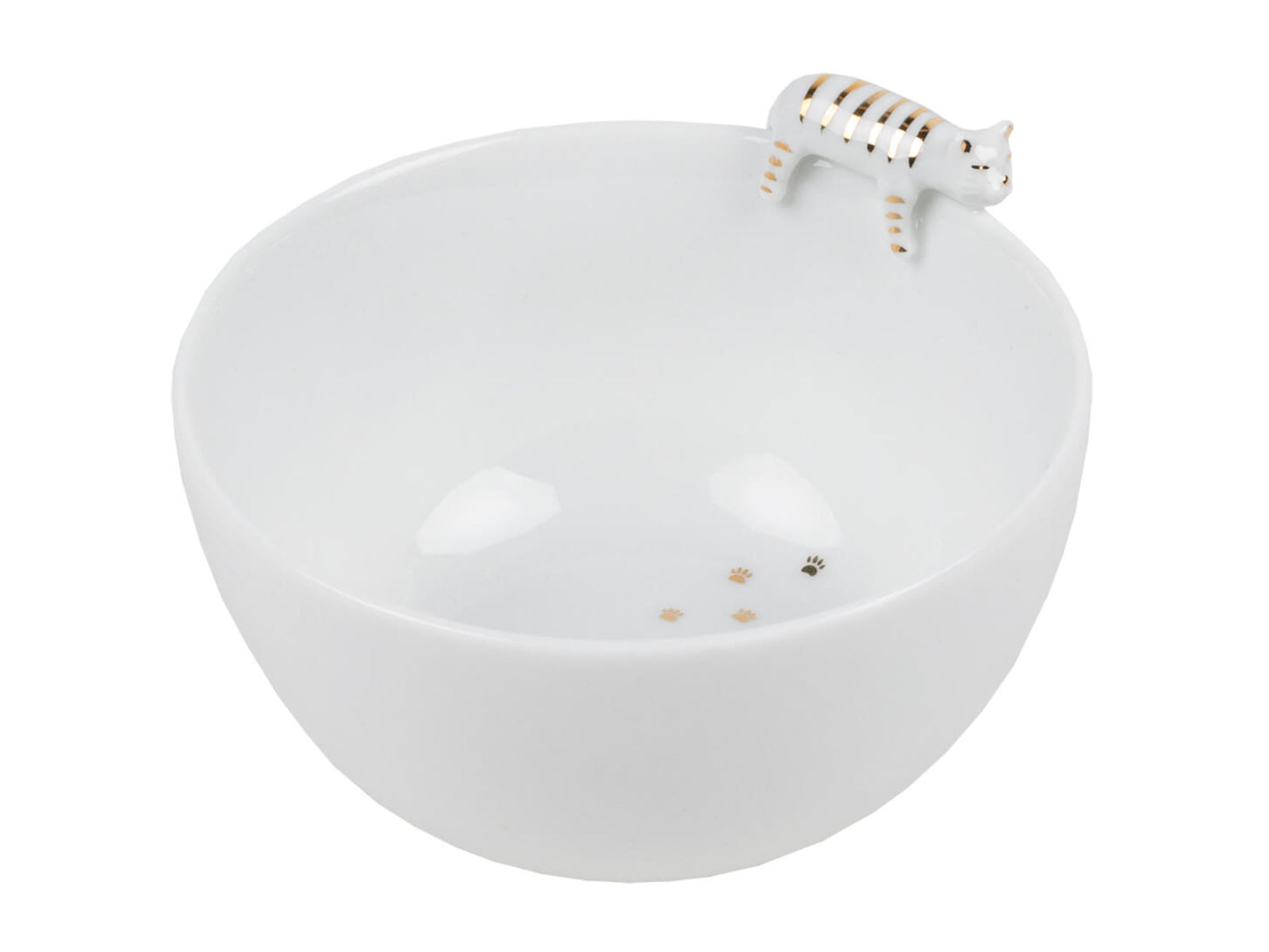 räder Porzellangeschichten Schale Katze weiß 5,5cm