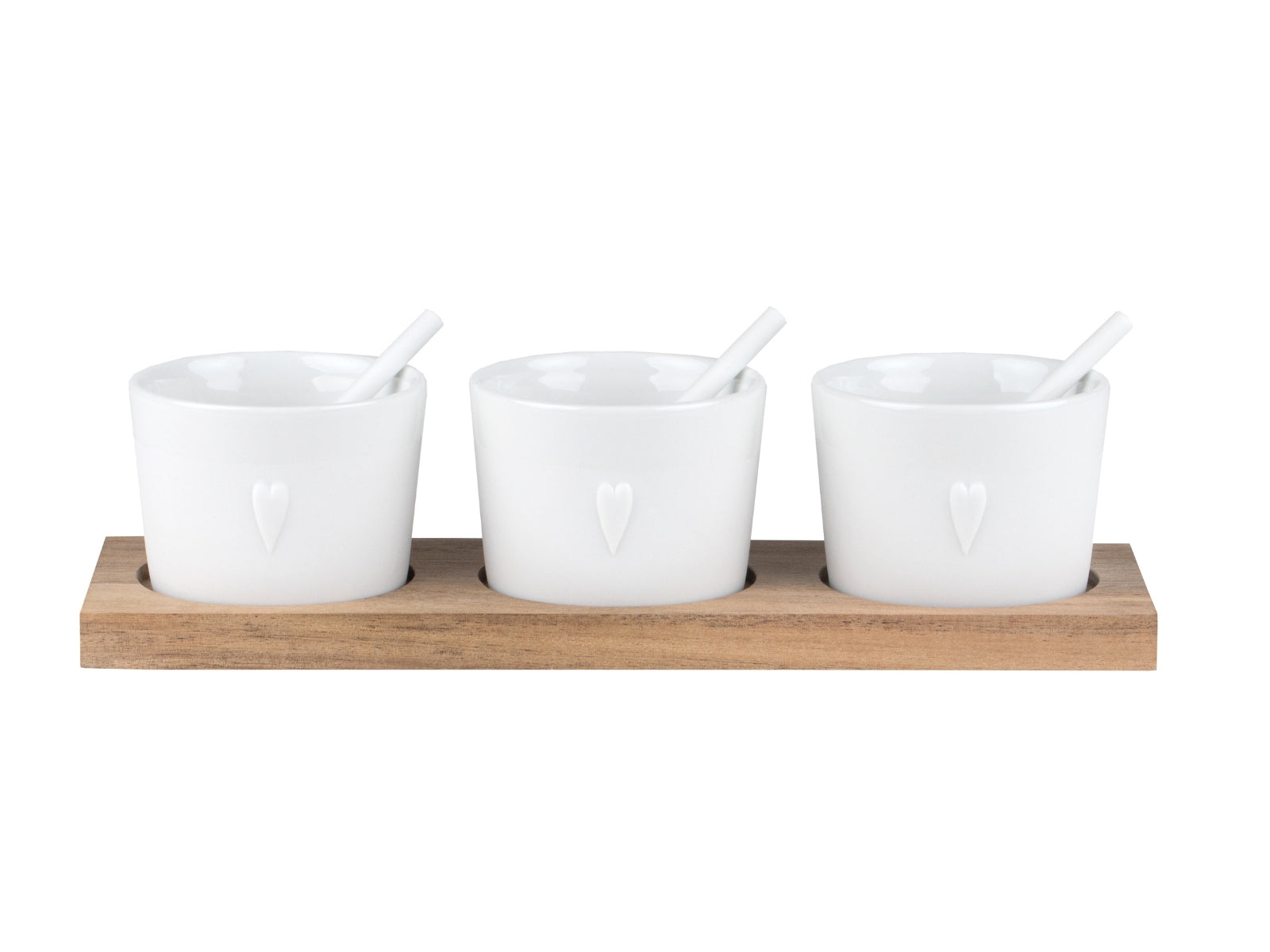 räder Guten Appetit Schalen-Set Dreierlei Herz weiß 7tlg - Produktbild 1