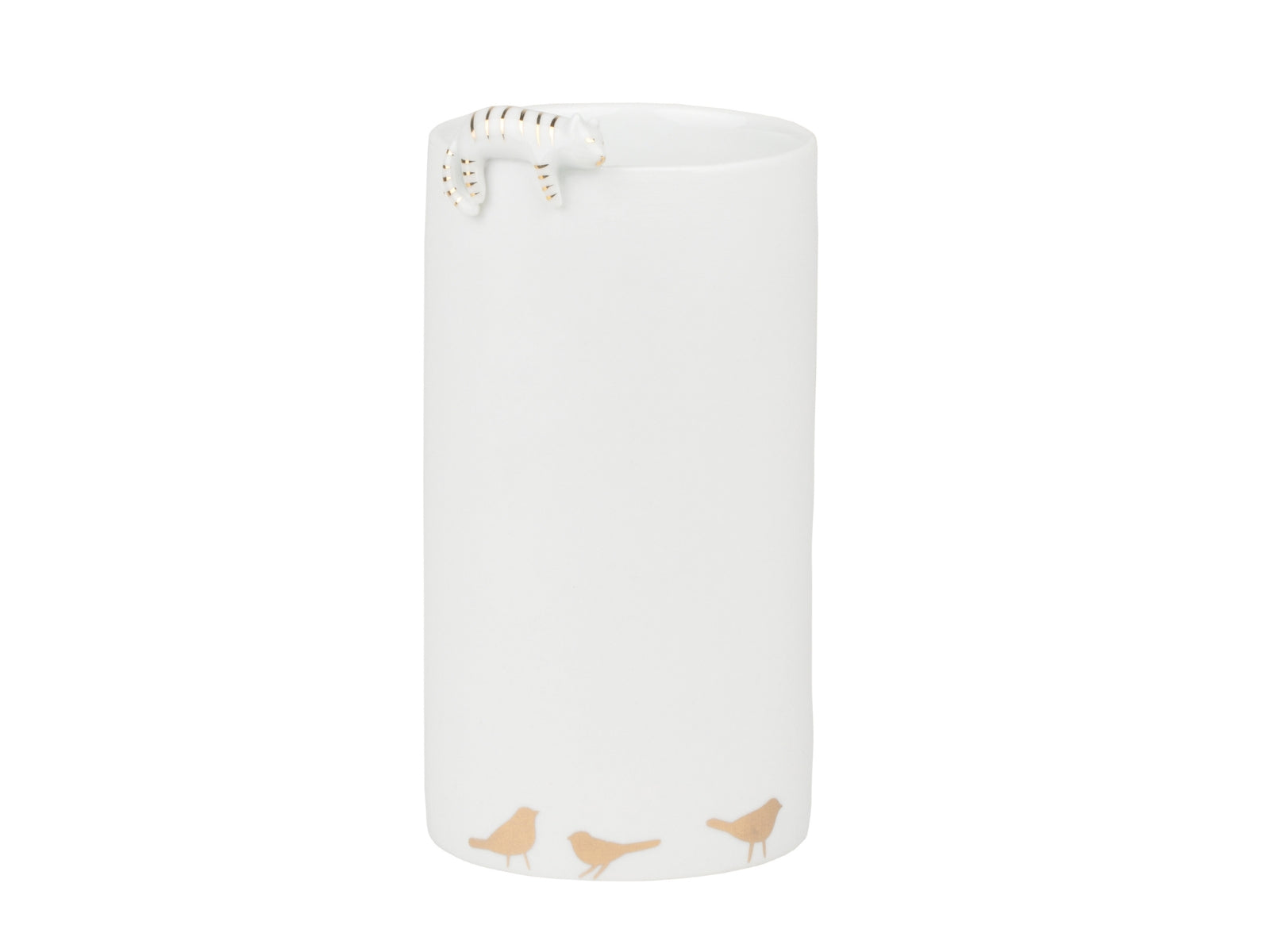 räder Porzellangeschichten Vase Katze weiß 13cm - Produktbild 1