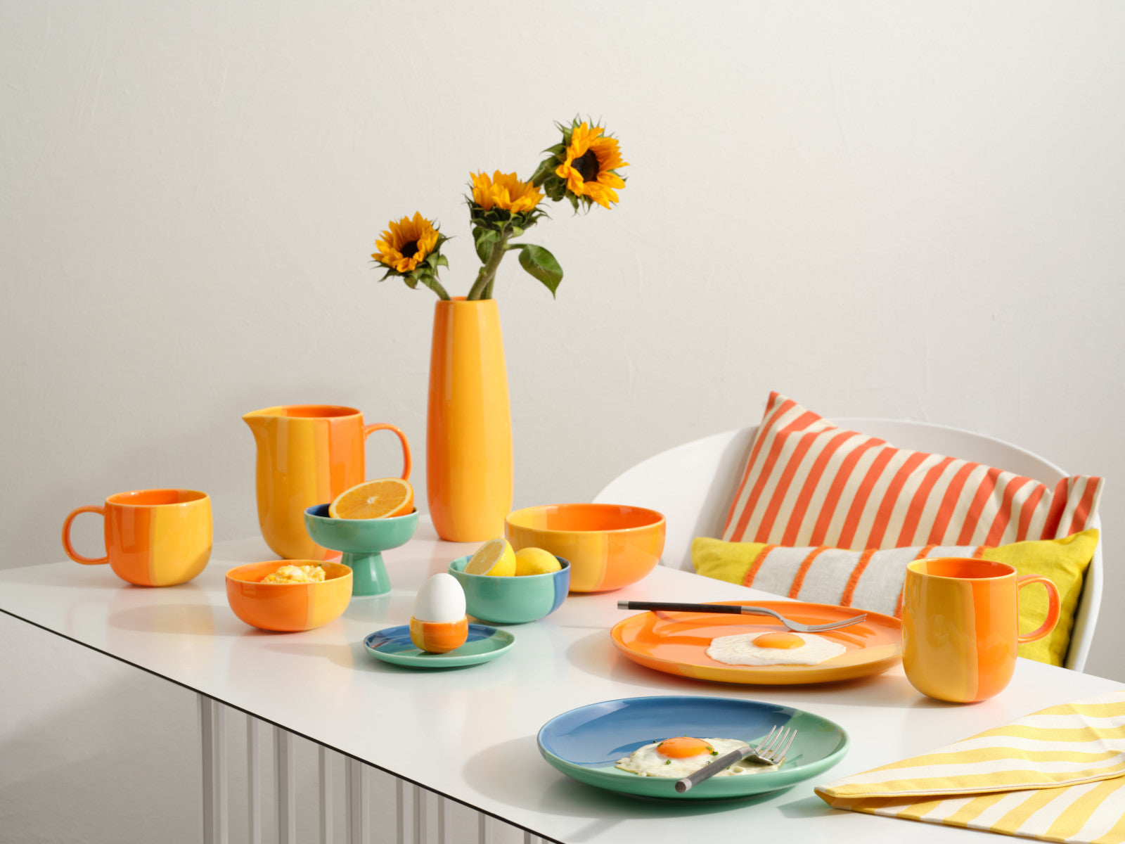 ASA ease Vase orange smoothie 4,5x18cm - Produktbild 4