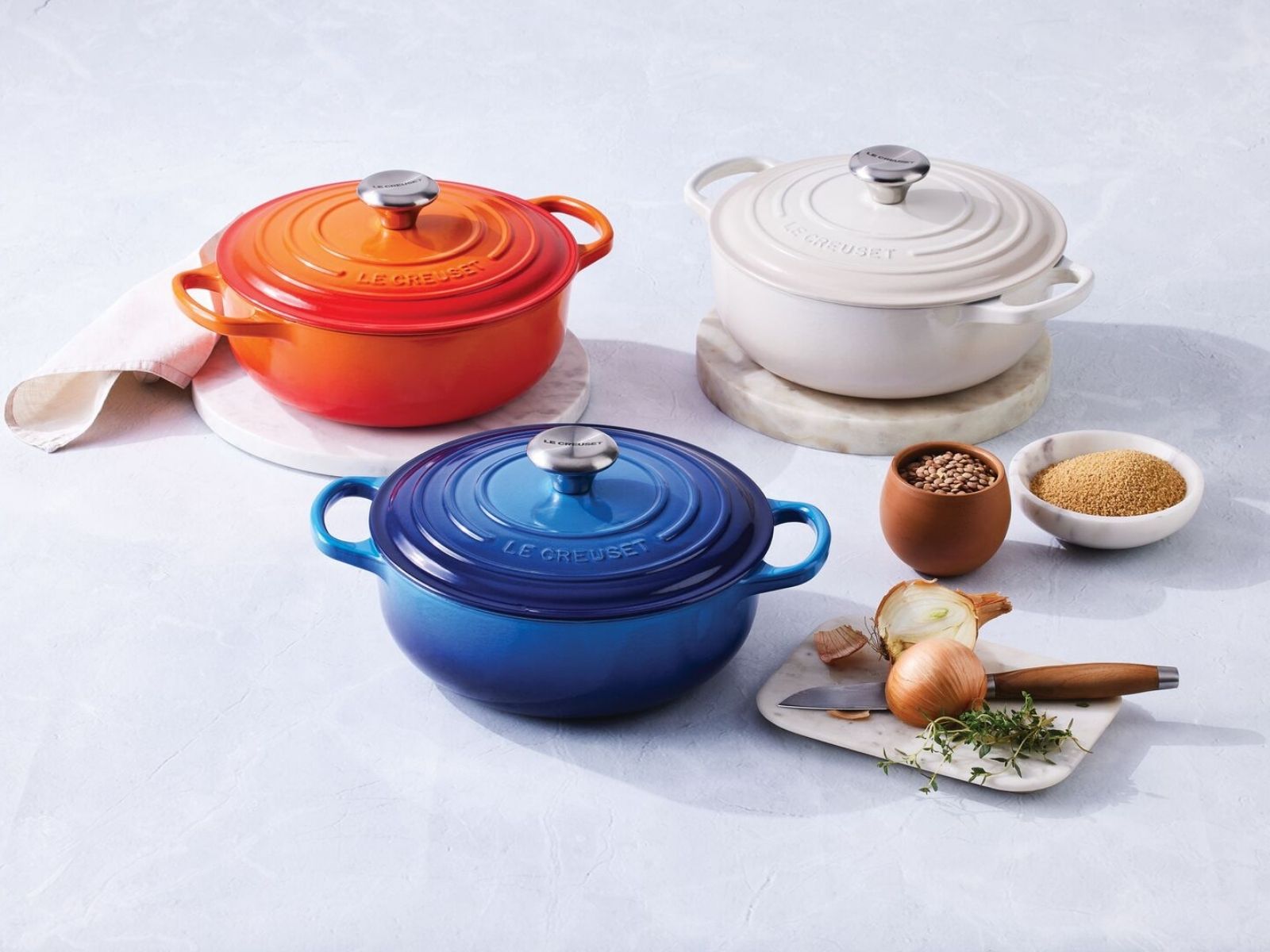 Le Creuset Sauteuse Signature rund ofenrot 24cm - Produktbild 6