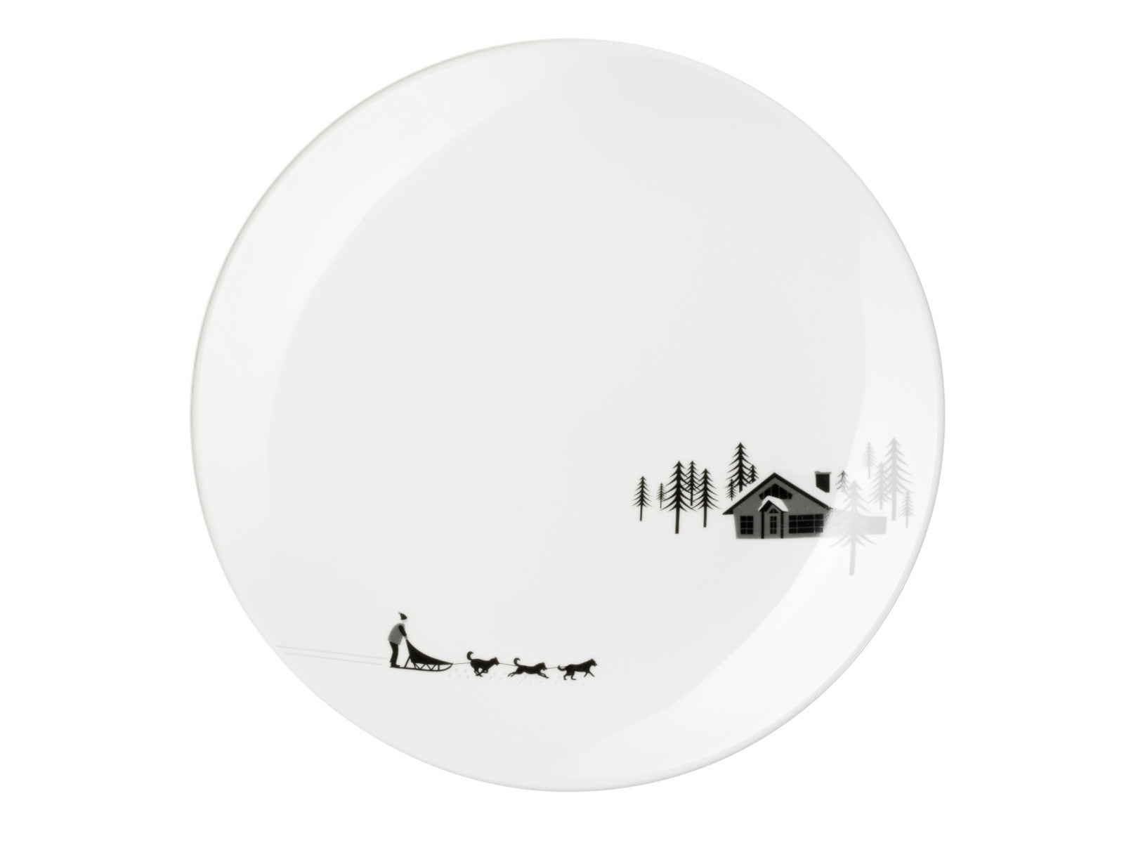 ASA joy Dessertteller sled dogs 21cm Freisteller 1