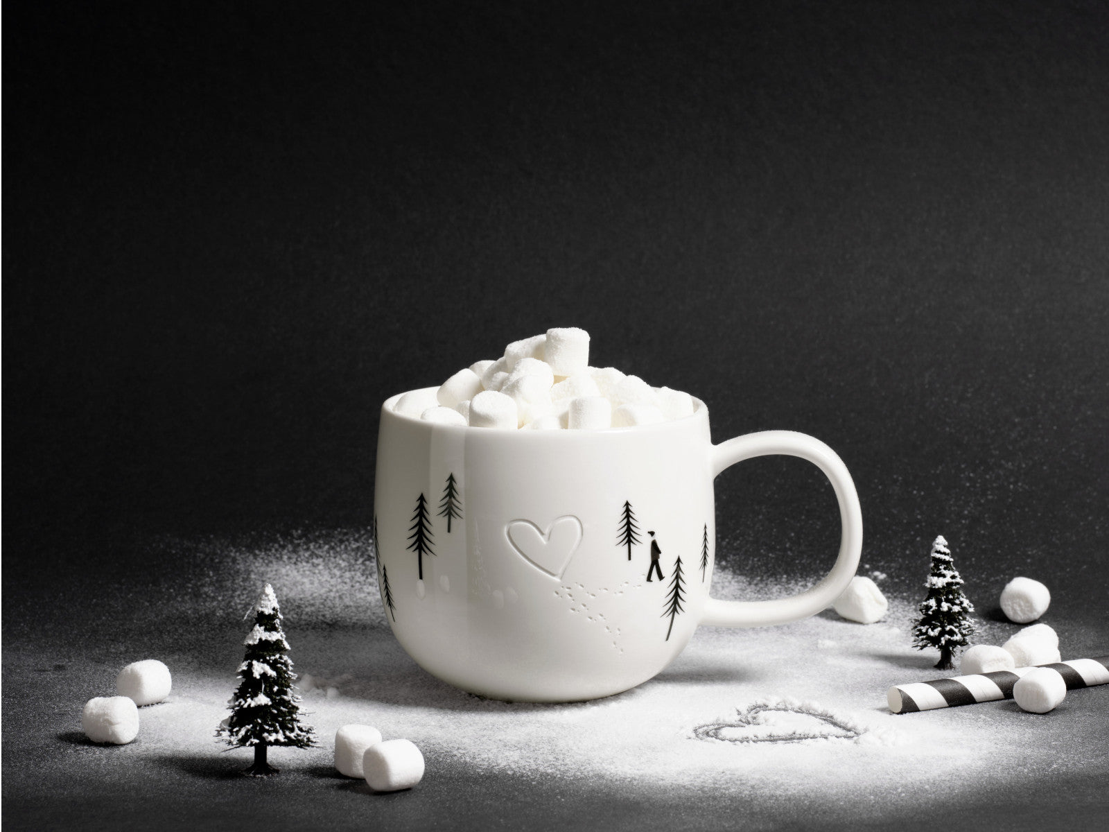 ASA Selection Joy Henkelbecher heart in the snow 10cm Lifestyle