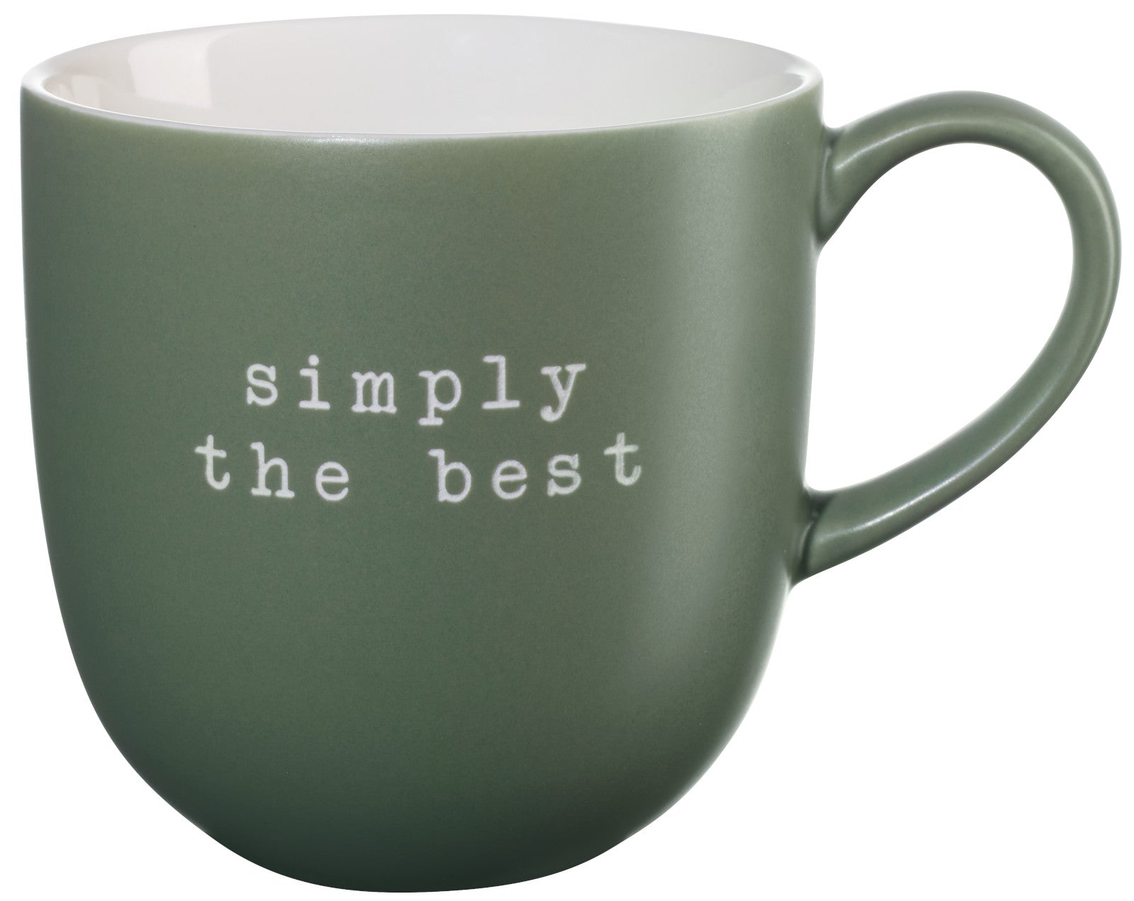 ASA hey! Henkelbecher simply the best grün 0,35l Freisteller