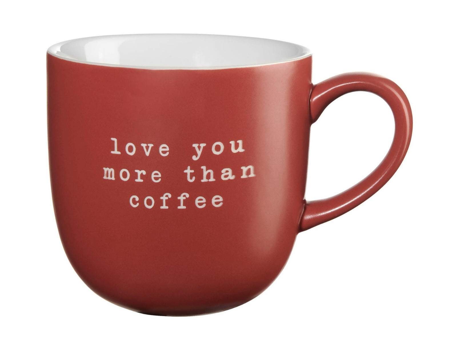 ASA hey! Henkelbecher love you more than coffee 0,35l - Produktbild 1