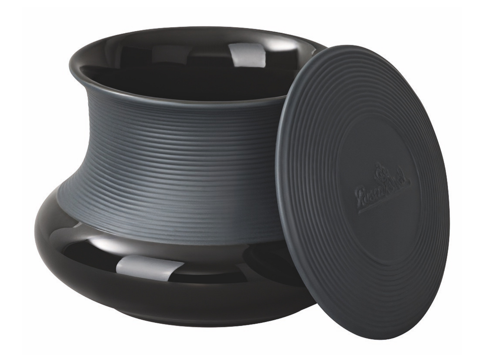 Rosenthal Viiva Dose klein schwarz 10cm