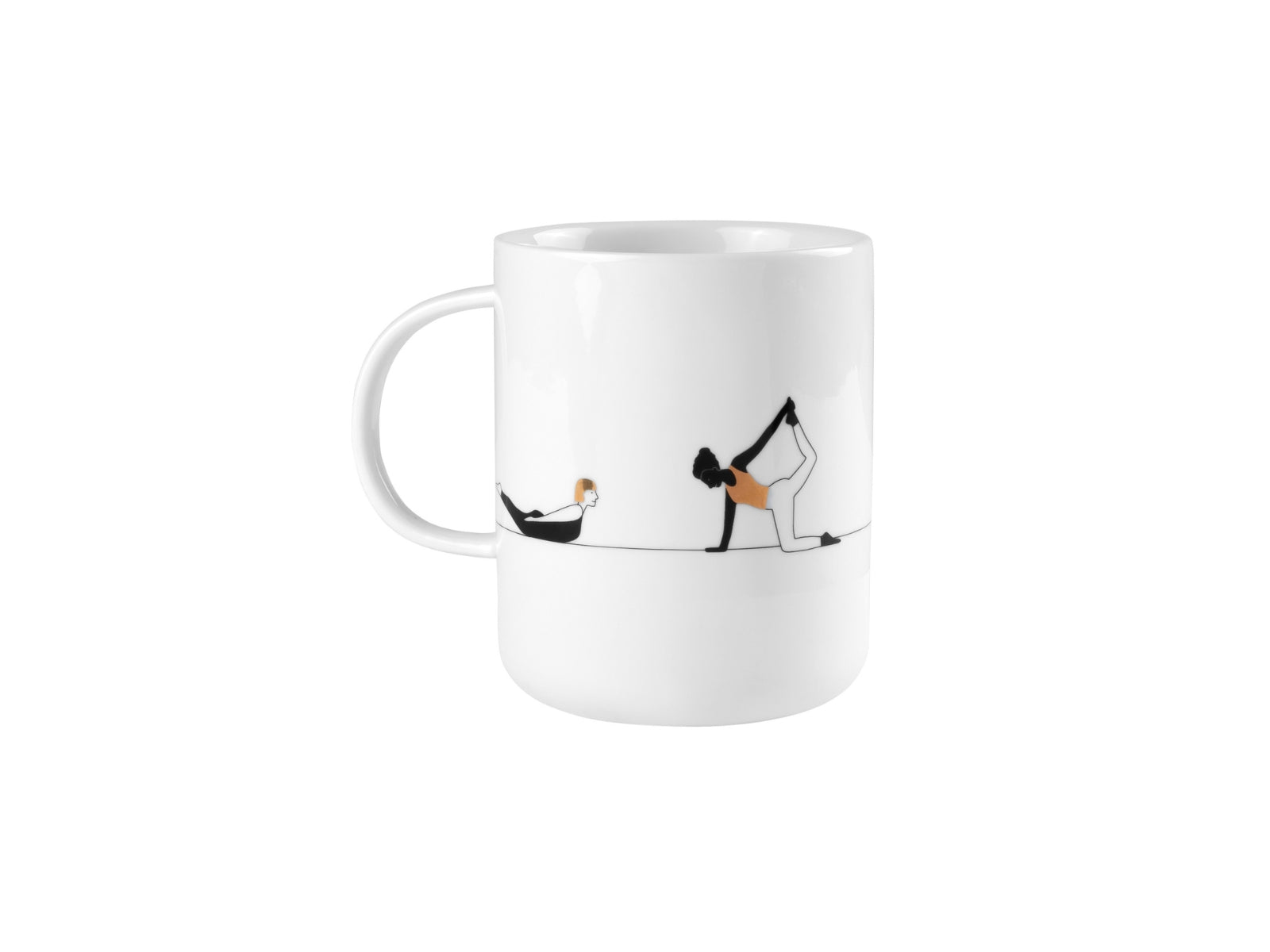 räder Hobby Geschenktasse Yoga weiß 10cm - Produktbild 1