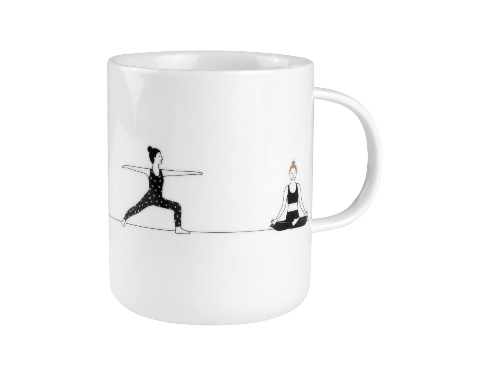 räder Hobby Geschenktasse Yoga weiß 10cm - Produktbild 2