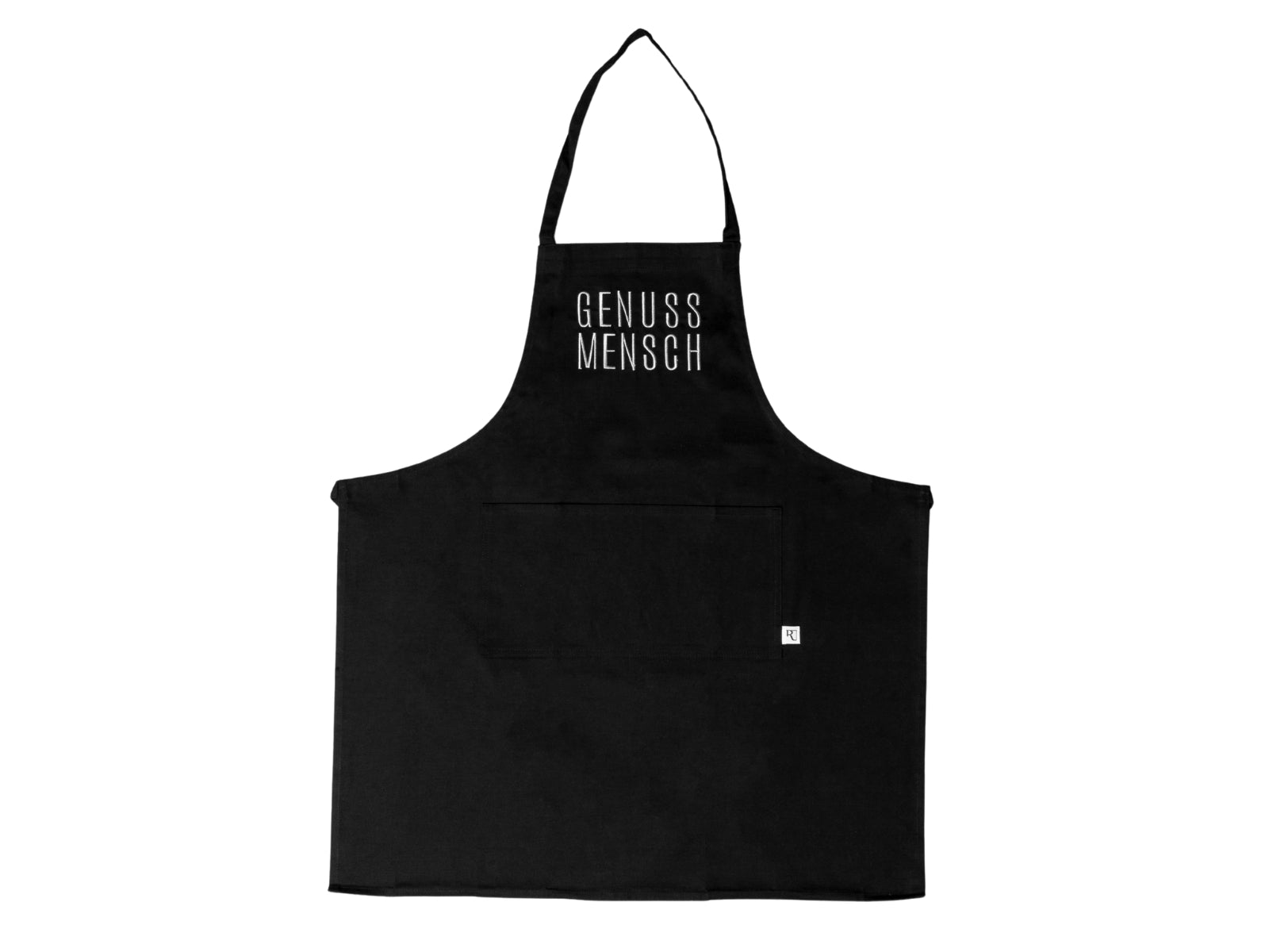 räder Schürze Genussmensch schwarz 78x70cm - Produktbild 1