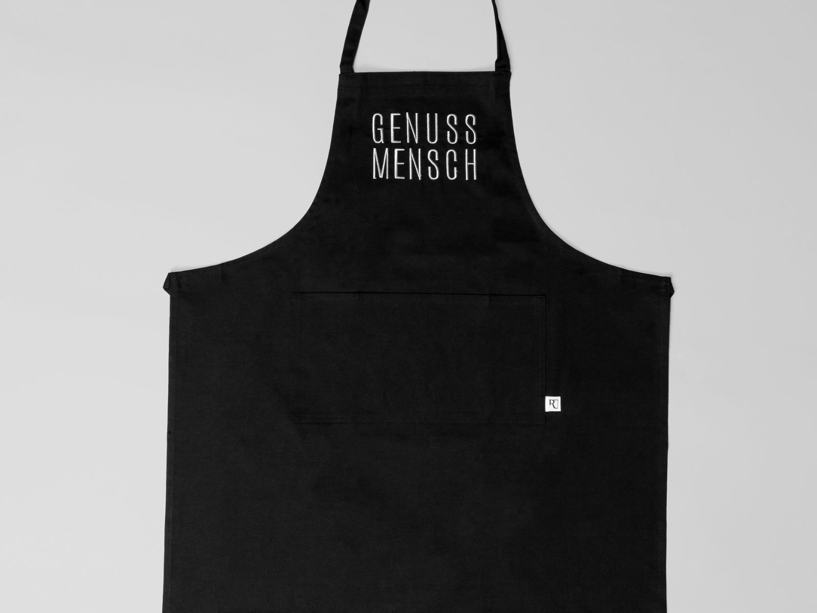 räder Schürze Genussmensch schwarz 78x70cm - Produktbild 2