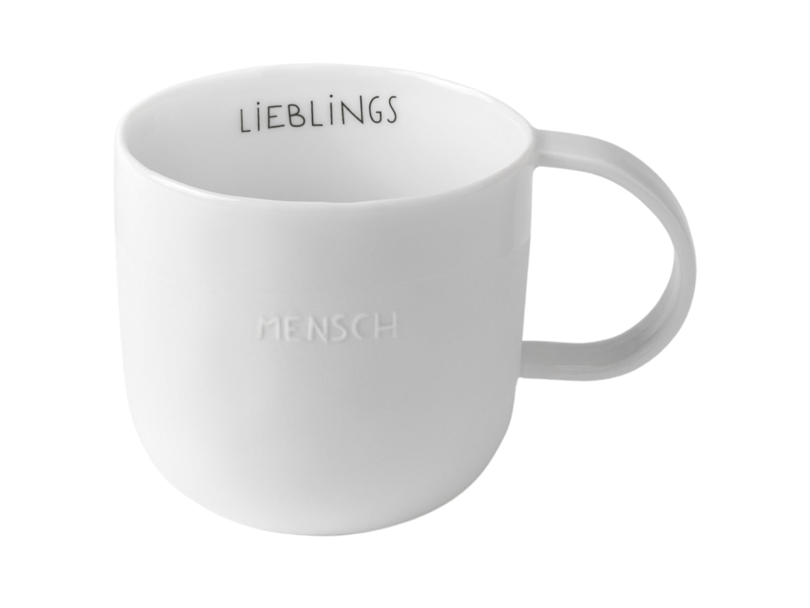 räder Guten Morgen Tasse Lieblingsmensch weiß 0,3l