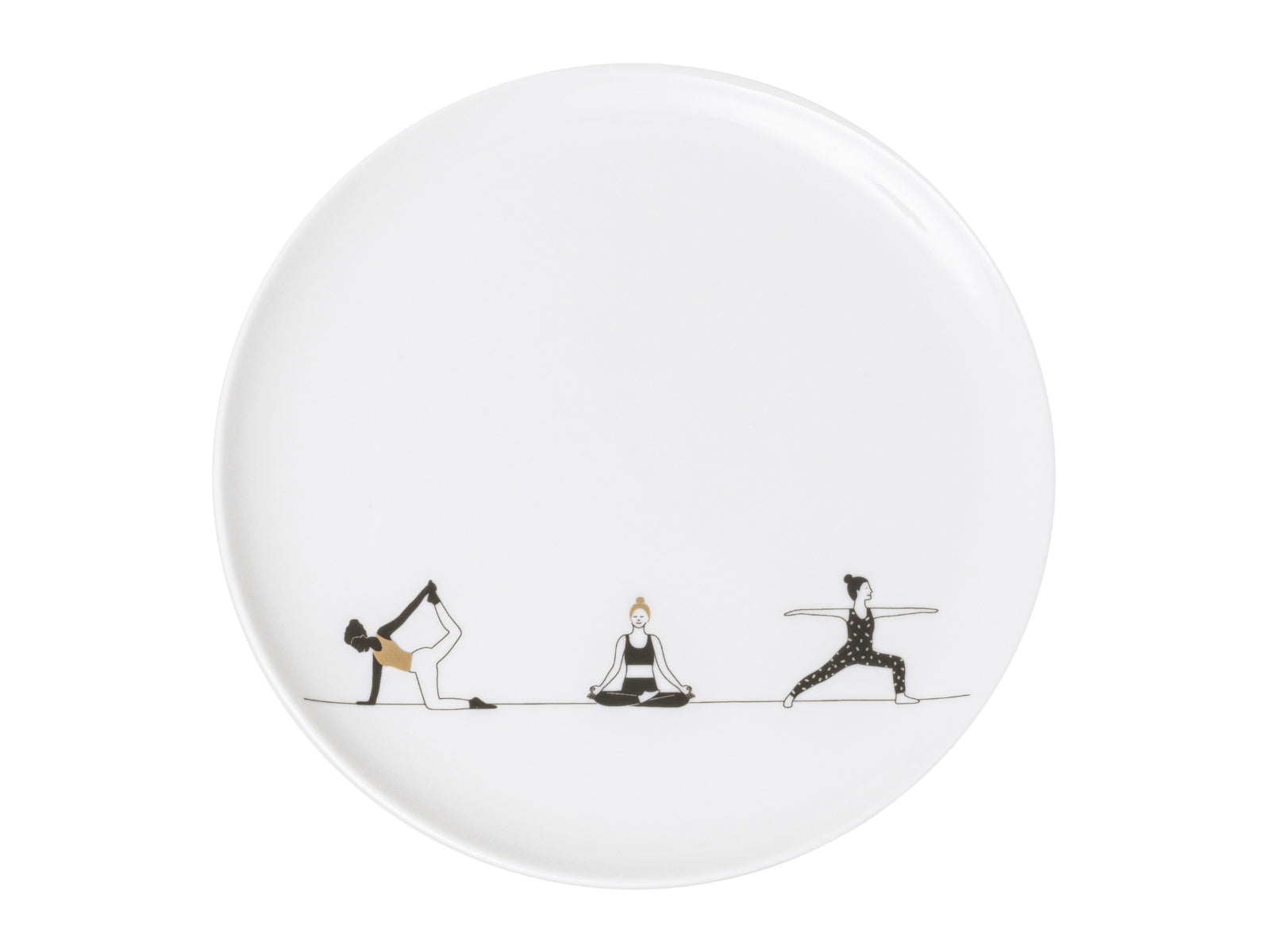 räder Hobby Geschenkteller Yoga weiß 15cm - Produktbild 1