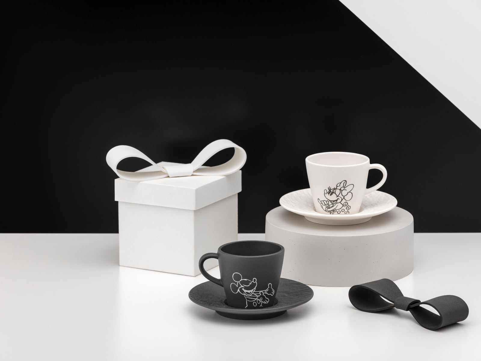 Villeroy & Boch Manufacture Rock - Mickey Mouse Espressotasse m. Untere 4tlg - Produktbild 2