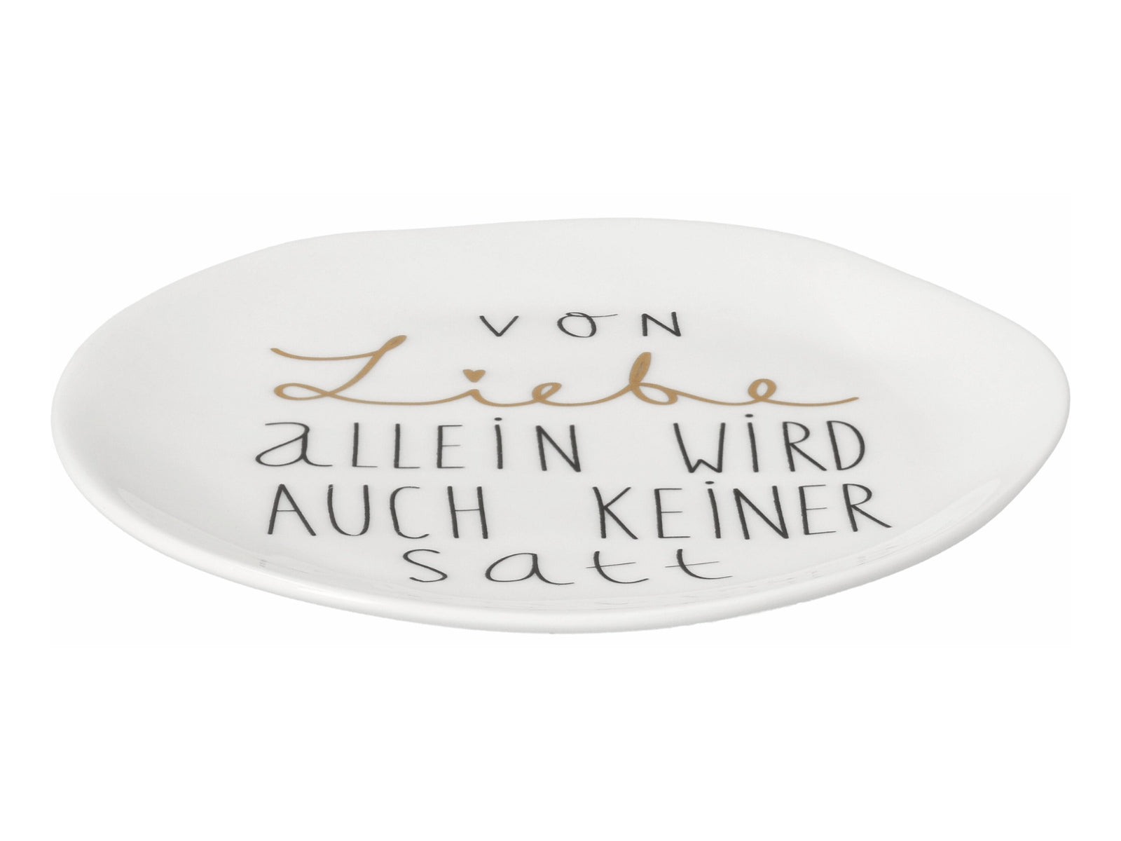 räder Mix & Match Teller klein Von Liebe allein weiß 14cm - Produktbild 2