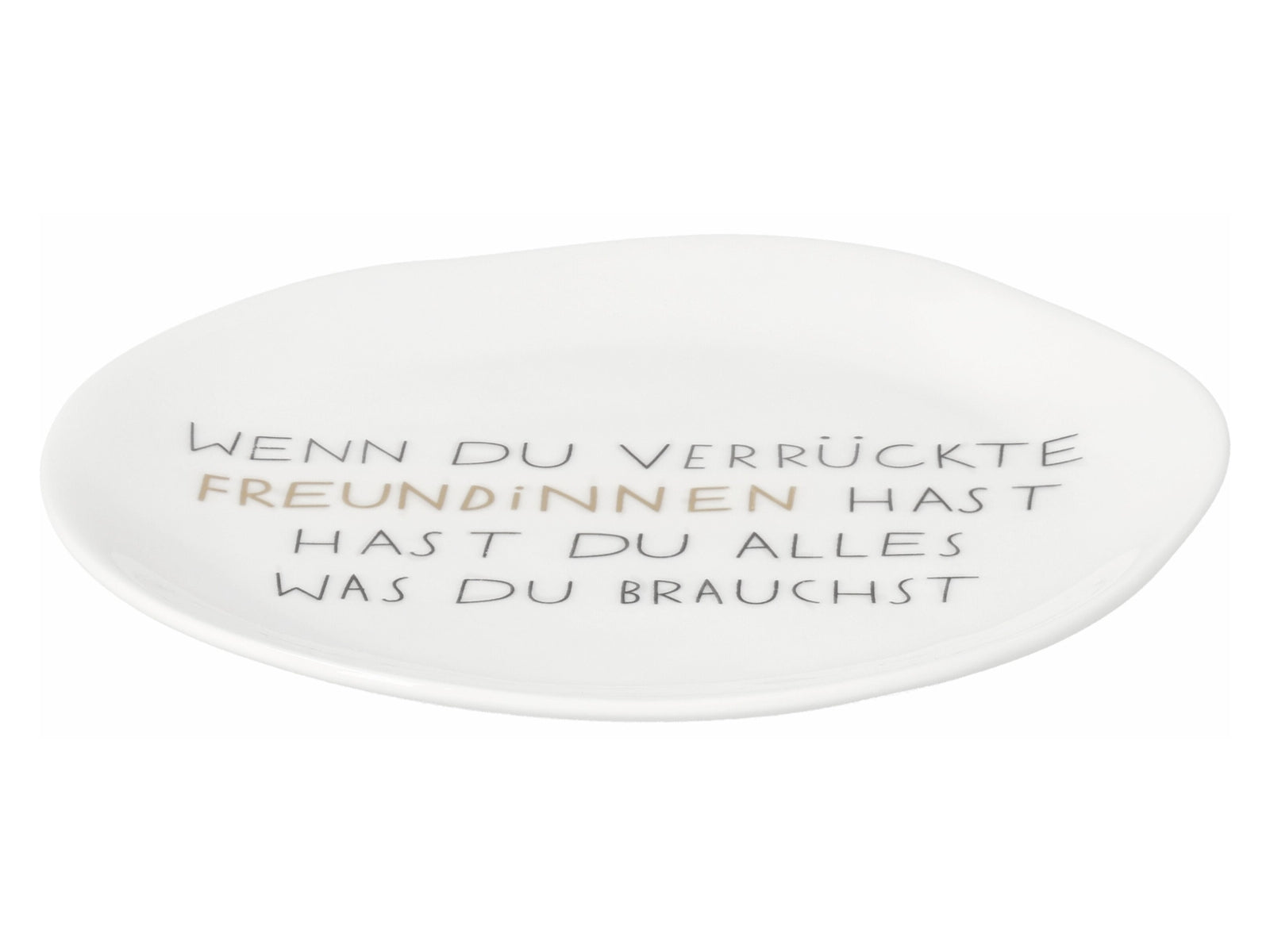 räder Mix & Match Teller klein Verrückte Freundinnen weiß 14cm - Produktbild 2