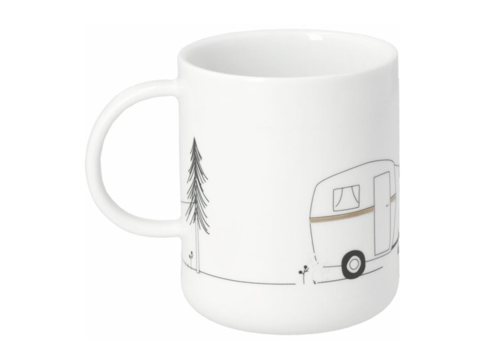 räder Hobby Geschenktasse Camping weiß 6,8cm - Produktbild 2