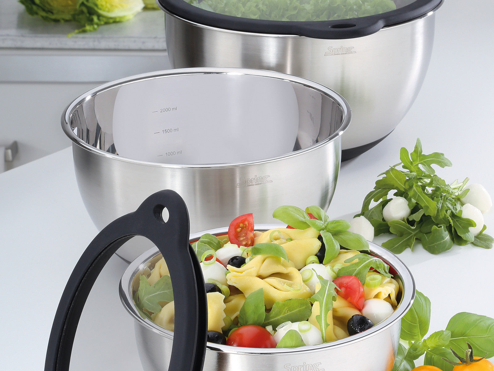 Spring TOOLS FUSION2+ Schüssel-Set mit Glasdeckel 3tlg Lifestyle 1