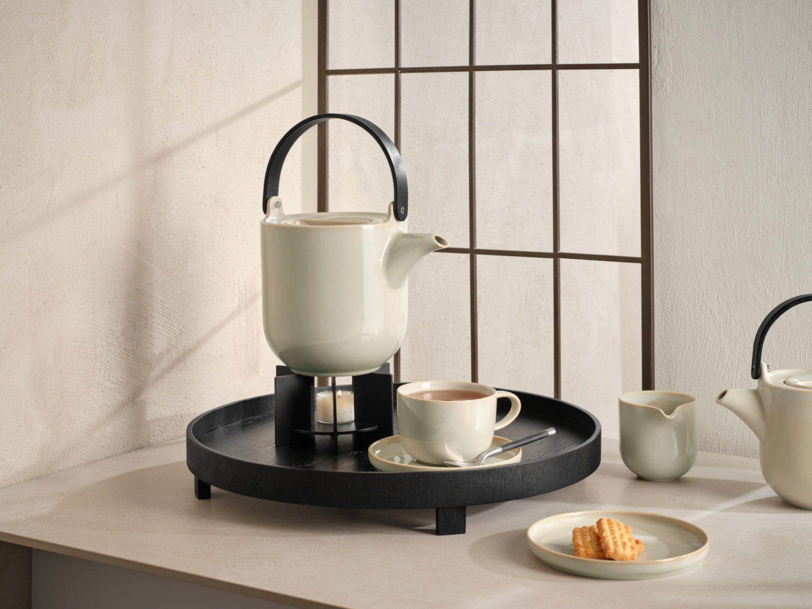 ASA coppa Teekanne mit Holzgriff tofu 1,5l Lifestyle 1