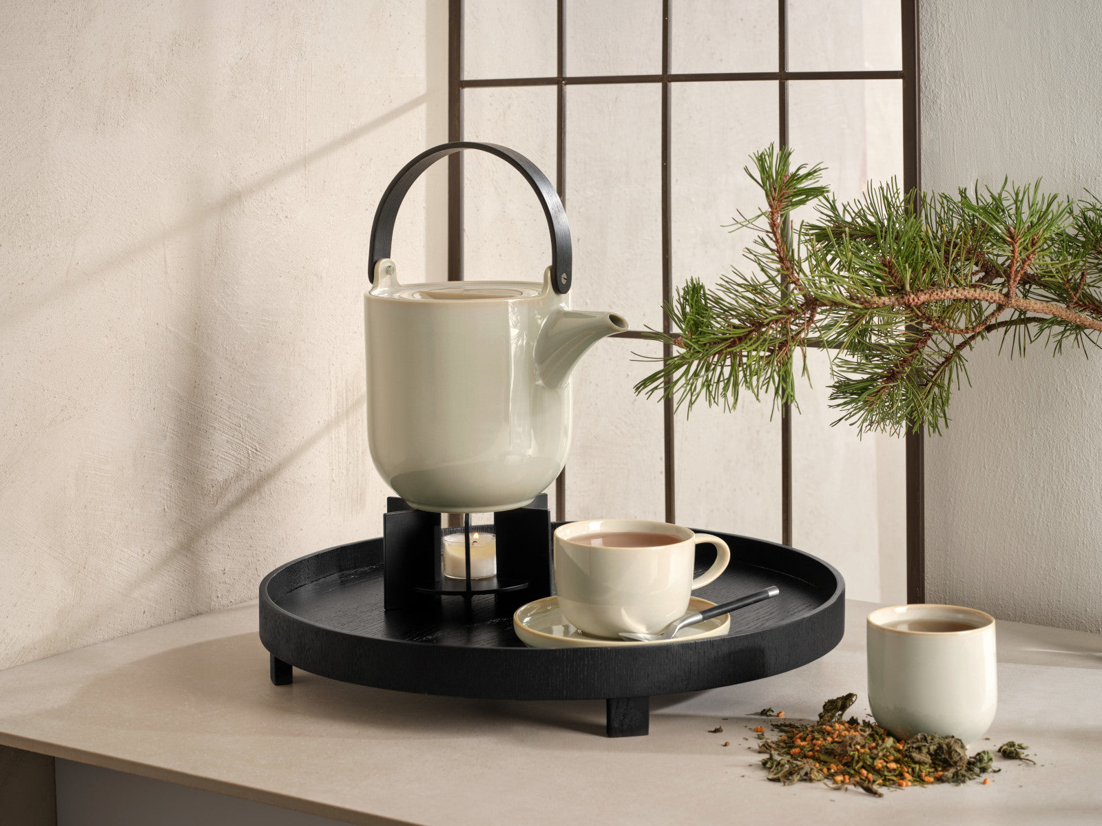 ASA coppa Teetasse und Untertasse kuro Set 2tlg Lifestyle 3