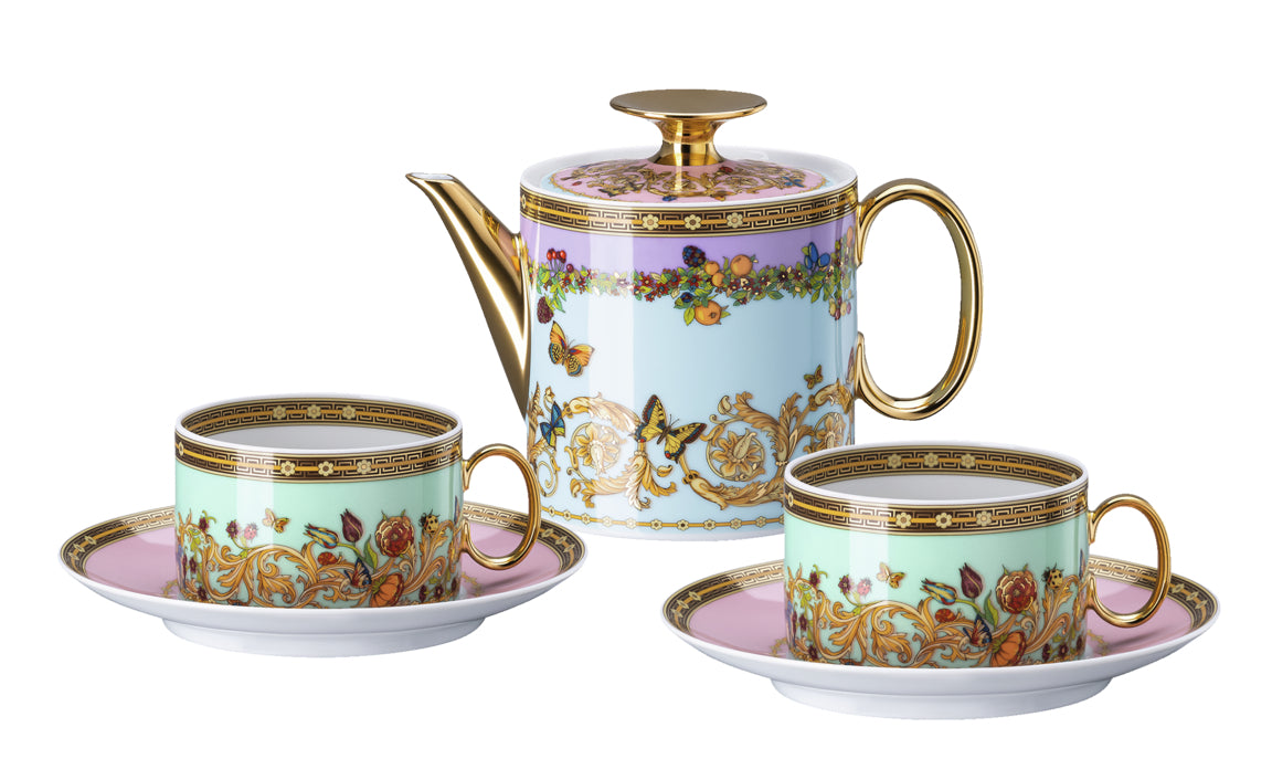 Versace Le jardin de Versace Teeset für Zwei 5tlg Freisteller