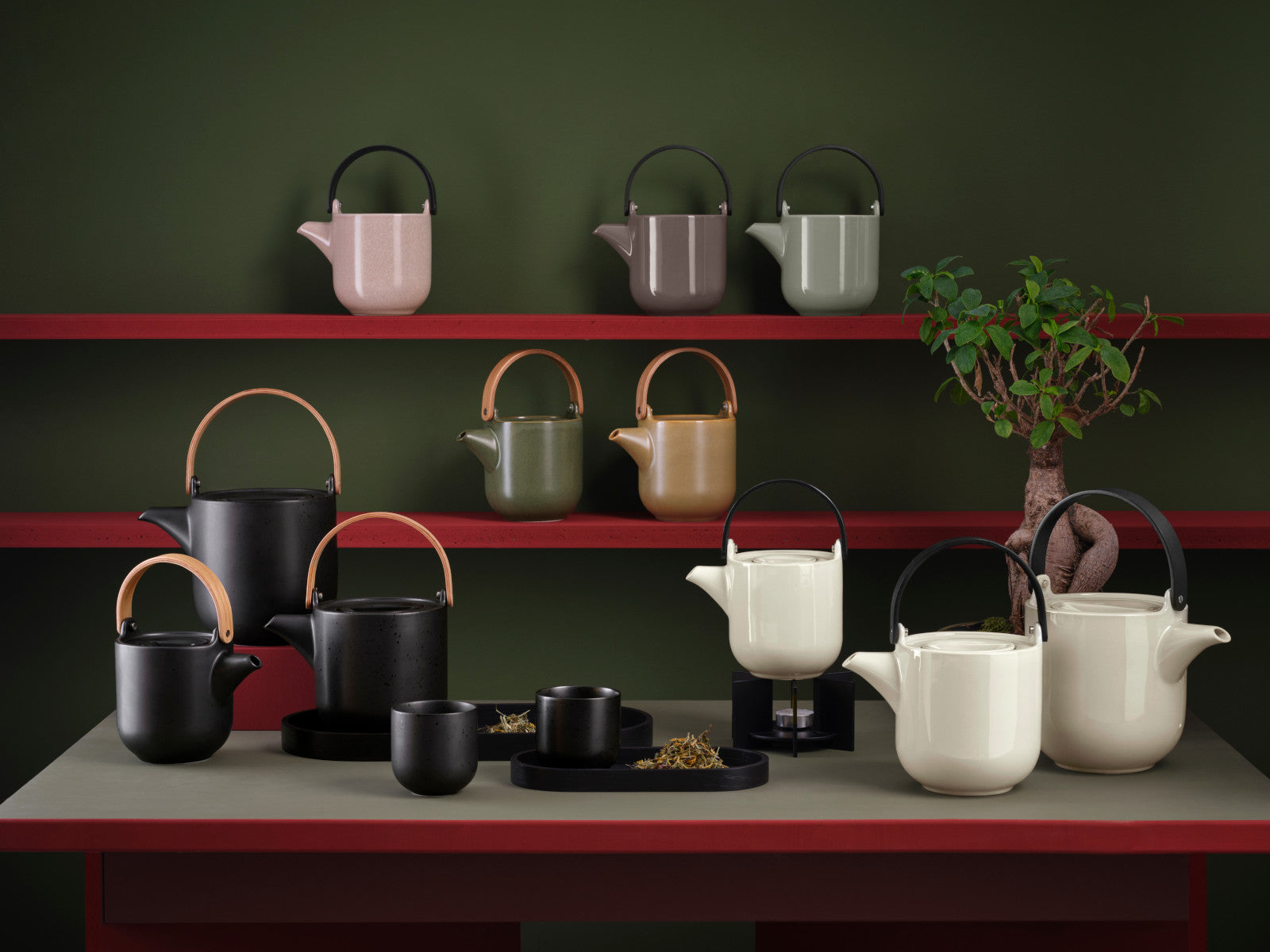 ASA coppa Teekanne mit Holzgriff shiso 1l Lifestyle 1