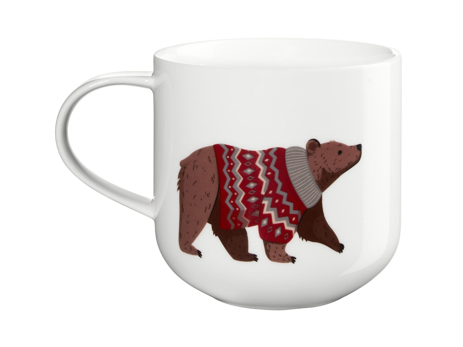 ASA xmas Henkelbecher Brown Bear weiß 0,4l - Produktbild 1