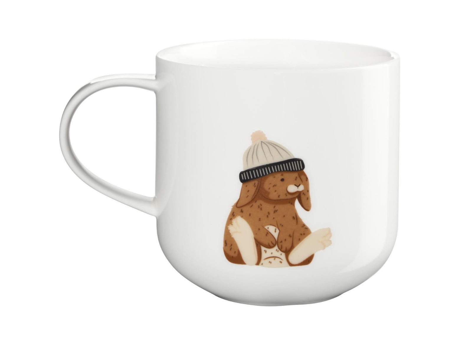 ASA xmas Henkelbecher Rabbit weiß 0,4l - Produktbild 1