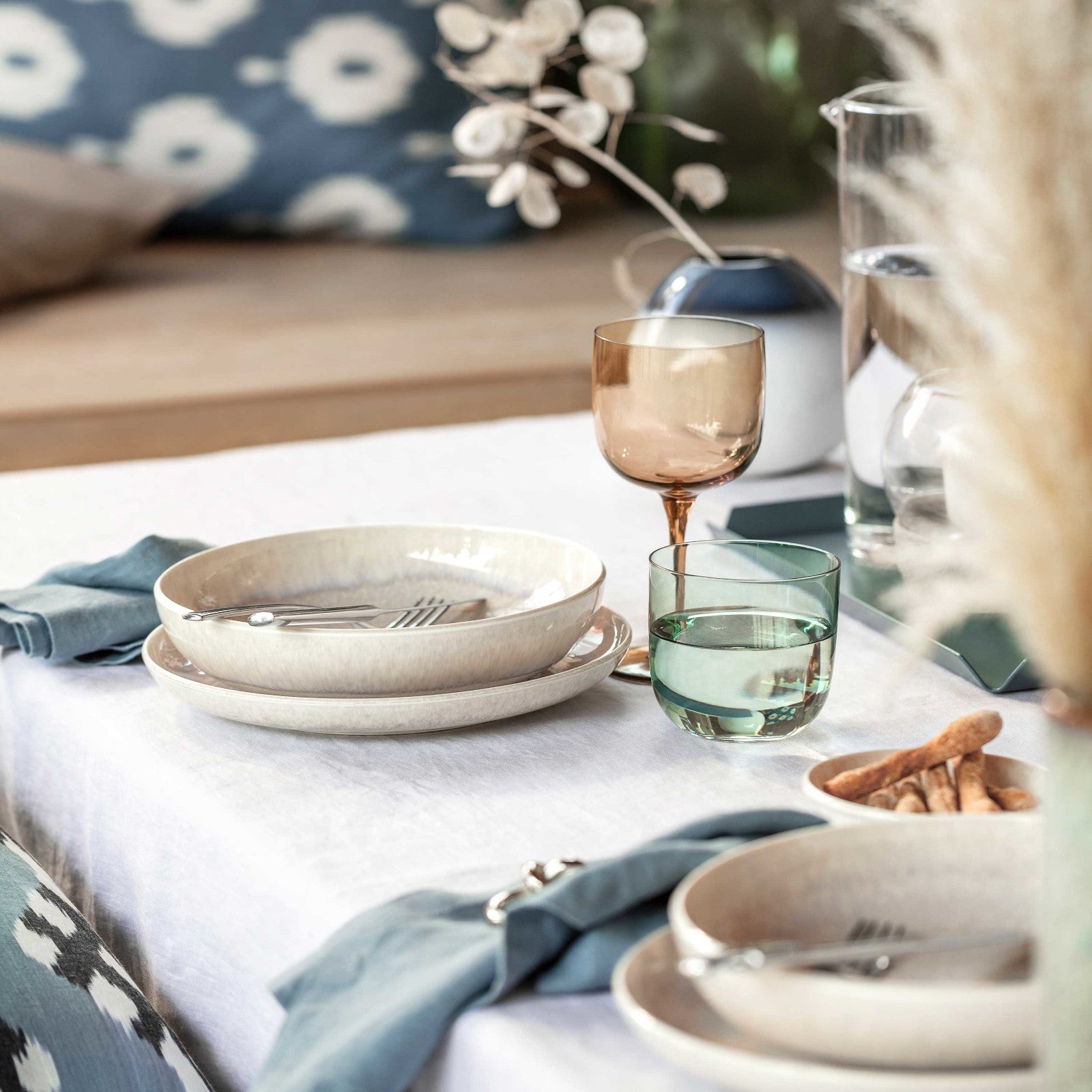 like Villeroy & Boch Perlemor Sand Tafelset 4tlg Lifestyle 2